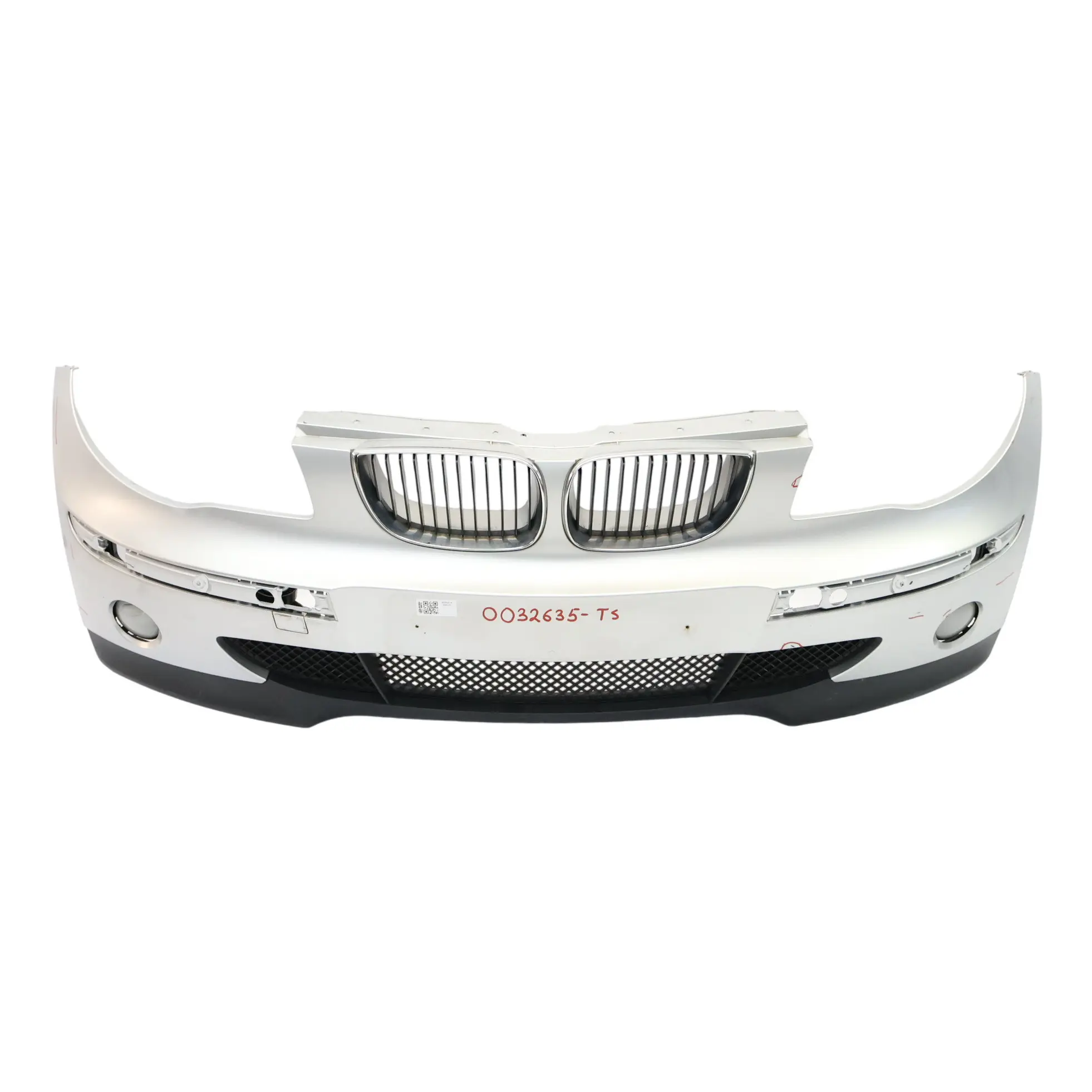 BMW E87 Complete Front Bumper Titansilber Silber Silver Metallic - 354