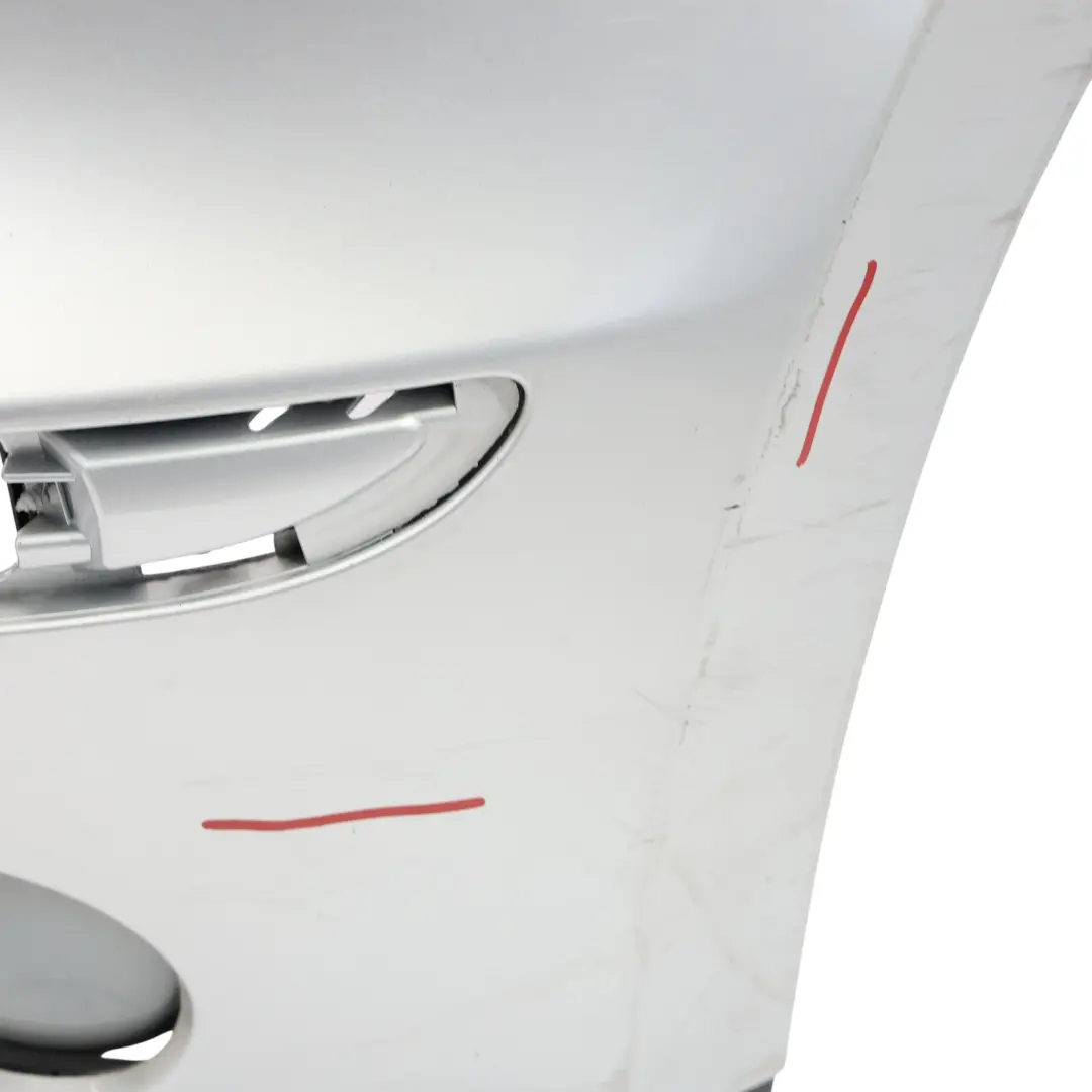 Complete Front Bumper Titansilber Silber Silver Metallic - 354 to BMW E87 with Part number 0032635 BMW E87 Complete Front Bumper Titansilber Silber Silver Metallic - 354 - SKU 0032635-TS - Part number 0032635