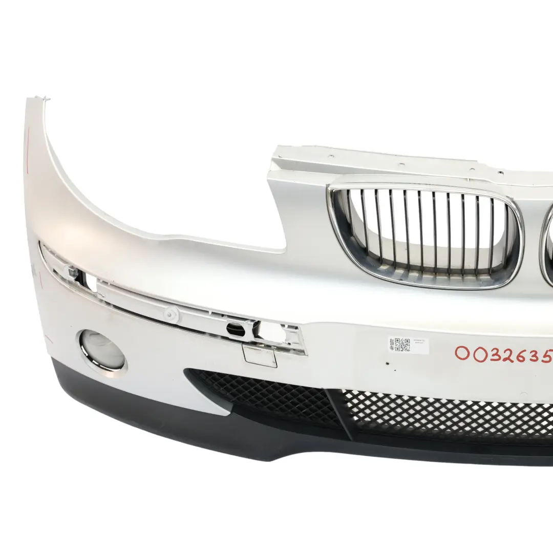 BMW E87 Zderzak Przedni Titansilber Srebrny Metalik - 354 - SKU 0032635-TS - Numer Części 0032635