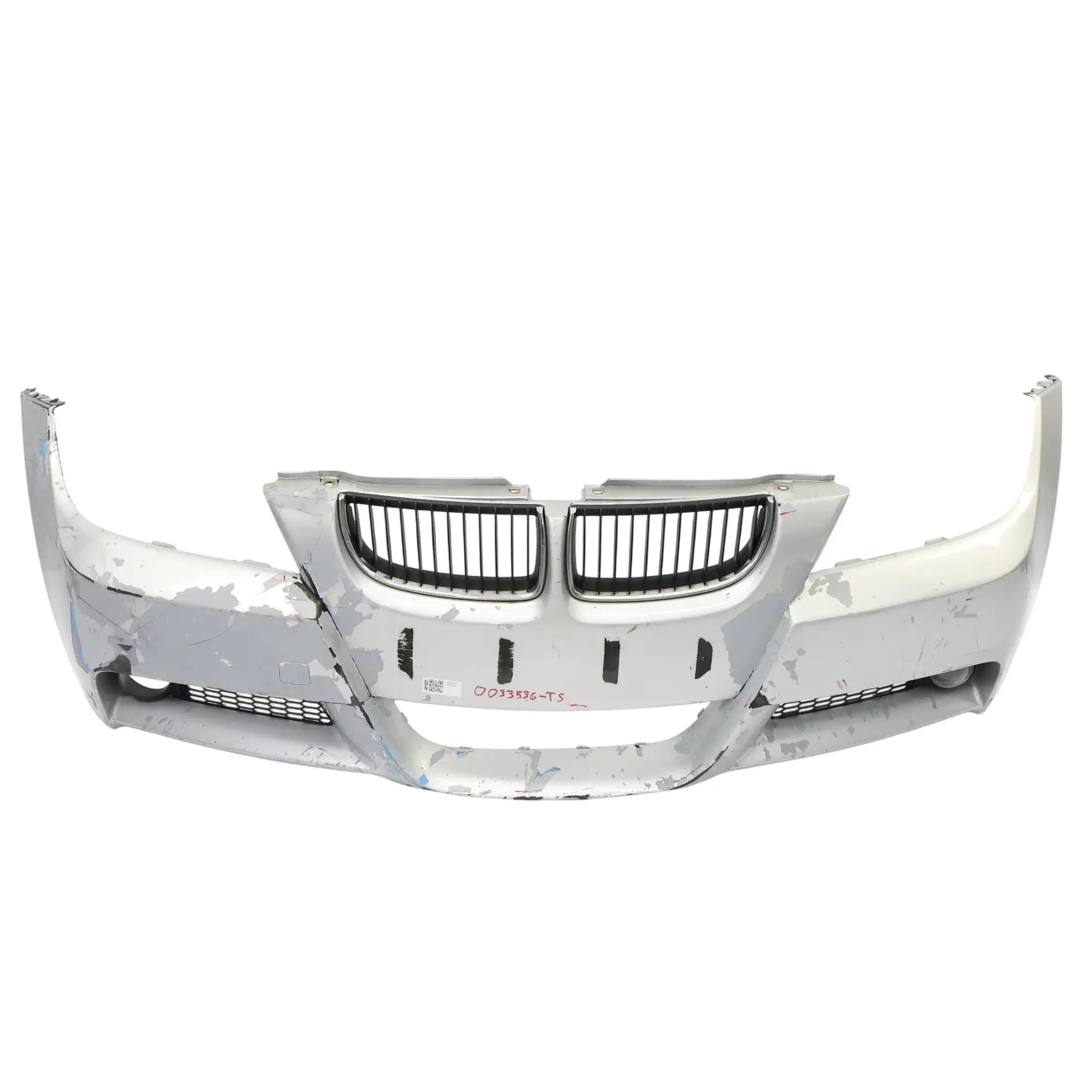 BMW E90 E91 M Sport Complete Front Bumper Trim Panel Titansilber Silver 354