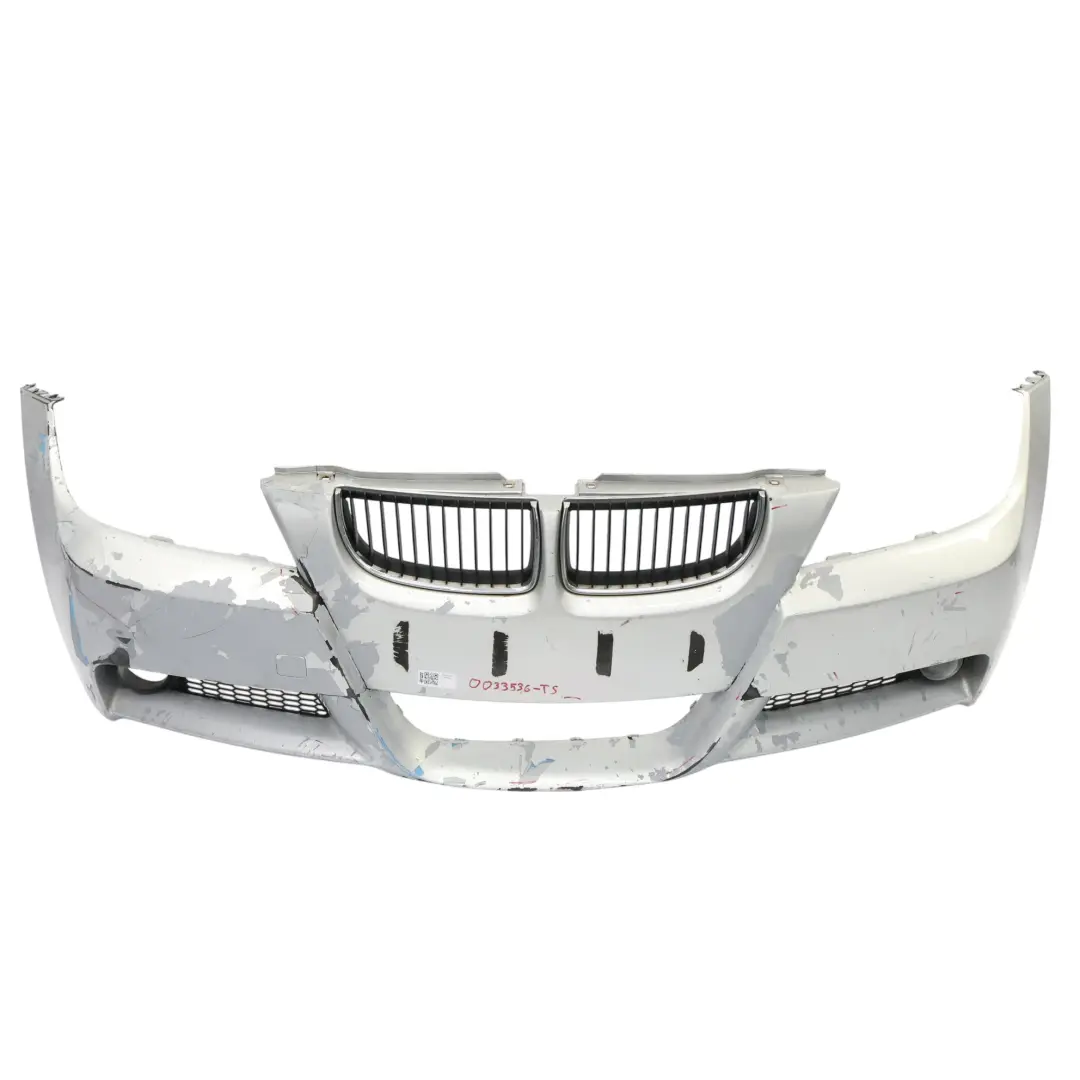 BMW E90 E91 Zderzak Przedni M-Pakiet Titansilber Srebrny Metalik - 354 - SKU 0033536-TS - Numer Części 0033536