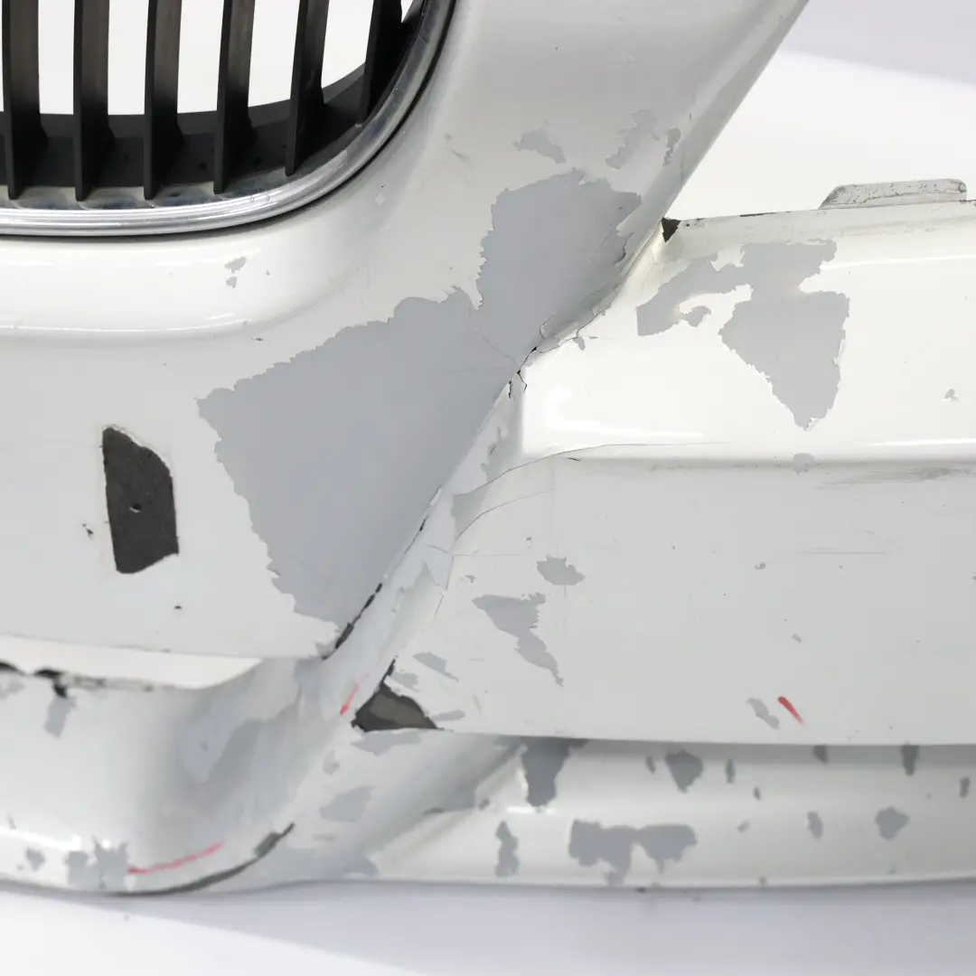 Complete Front Bumper Trim Panel Titansilber Silver 354 to BMW E90 E91 M Sport with Part number 0033536 BMW E90 E91 M Sport Complete Front Bumper Trim Panel Titansilber Silver 354 - SKU 0033536-TS - Part number 0033536