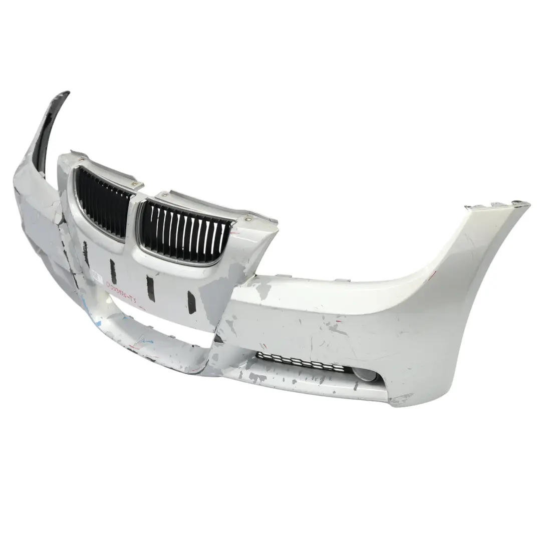 Complete Front Bumper Trim Panel Titansilber Silver 354 to BMW E90 E91 M Sport with Part number 0033536 BMW E90 E91 M Sport Complete Front Bumper Trim Panel Titansilber Silver 354 - SKU 0033536-TS - Part number 0033536