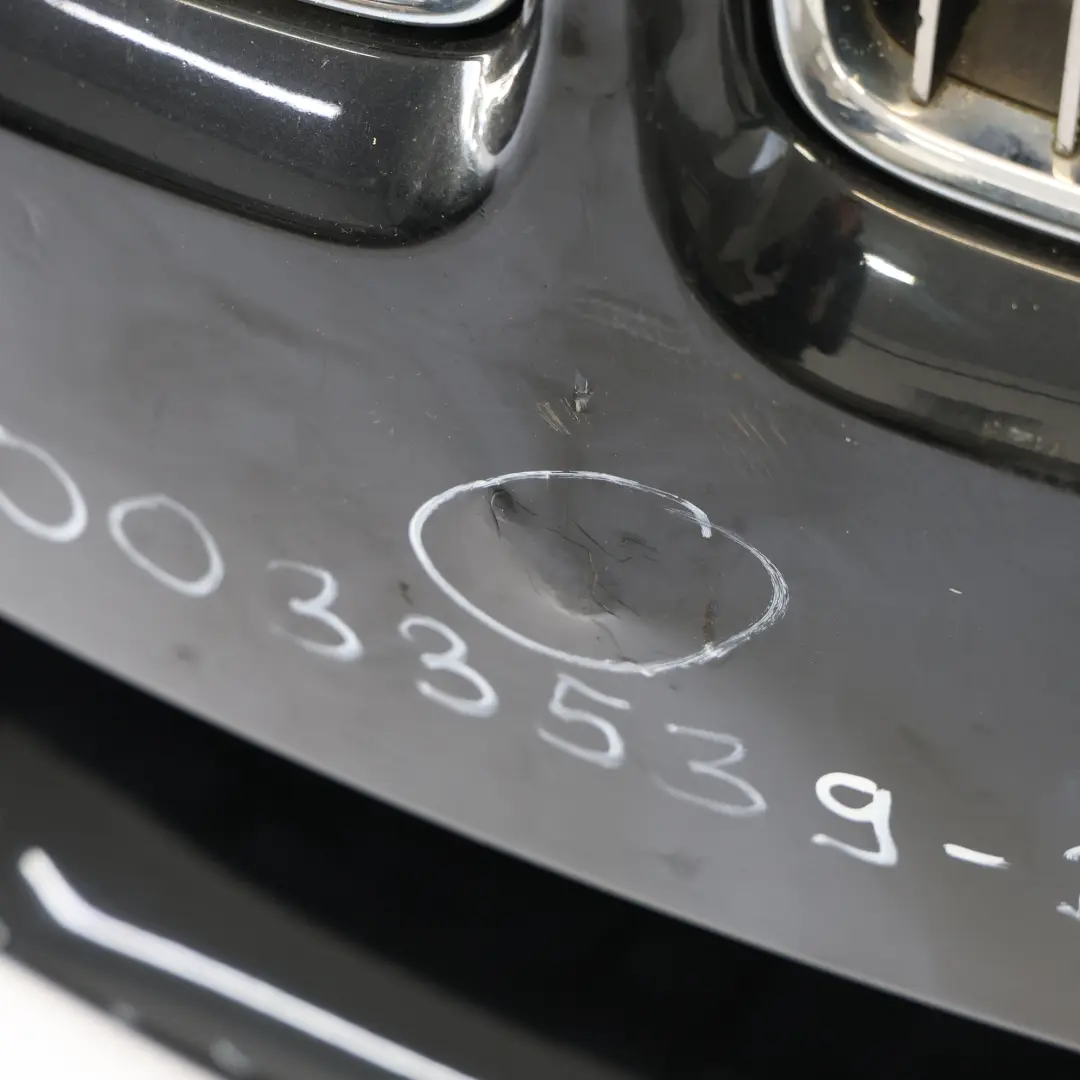 BMW E90 E91 Front Bumper M Sport Trim Panel Complete Black Sapphire - 475 - SKU 0033539-BS - Part number 0033539