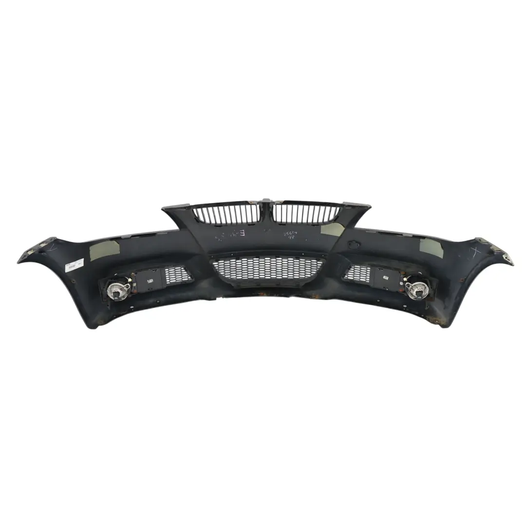 BMW E90 E91 Front Bumper M Sport Trim Panel Complete Black Sapphire - 475 - SKU 0033539-BS - Part number 0033539
