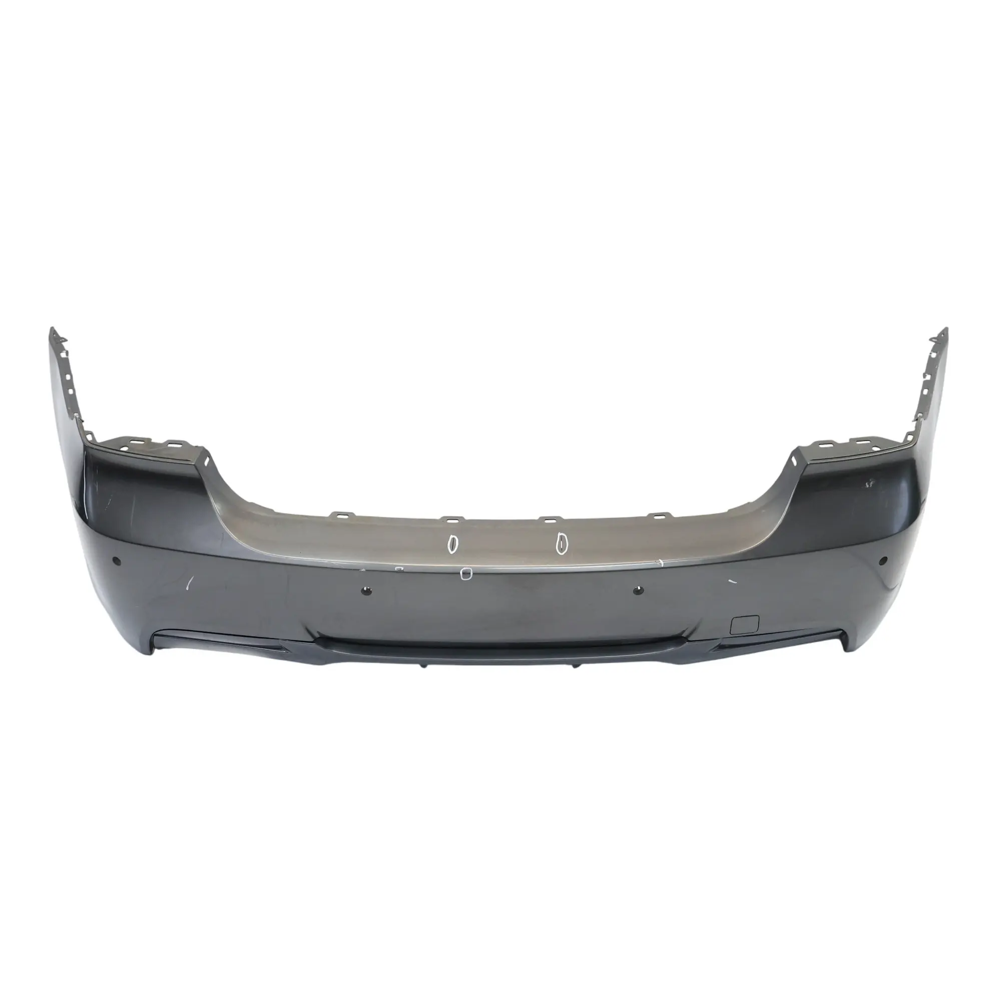 BMW E90 M Sport Rear Bumper PDC Sparkling Graphite Metallic - A22