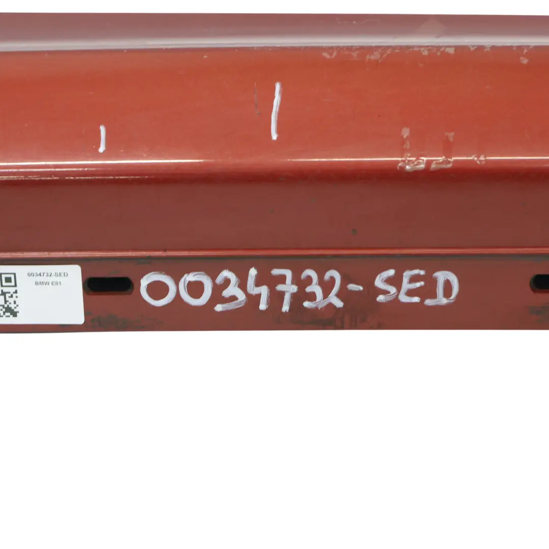 BMW E81 Listwa Prawa Próg M-Pakiet Sedonarot Czerwony Metalik - A79 - SKU 0034732-SED - Numer Części 0034732