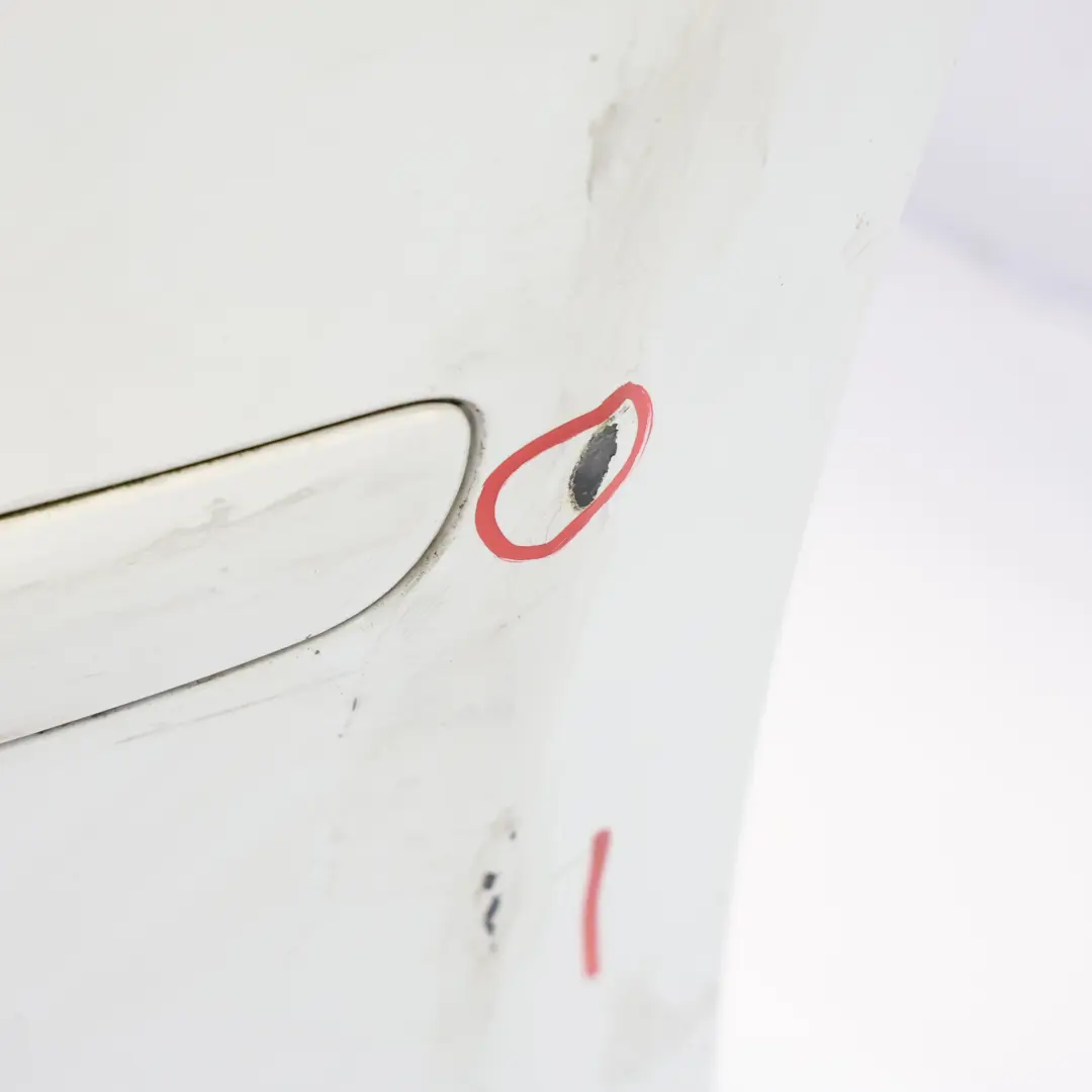 Complete Front Bumper Trim PDC Alpinweiss White 3 - 300 to BMW E81 E87 LCI with Part number 0035909 BMW E81 E87 LCI Complete Front Bumper Trim PDC Alpinweiss White 3 - 300 - SKU 0035909-AW - Part number 0035909