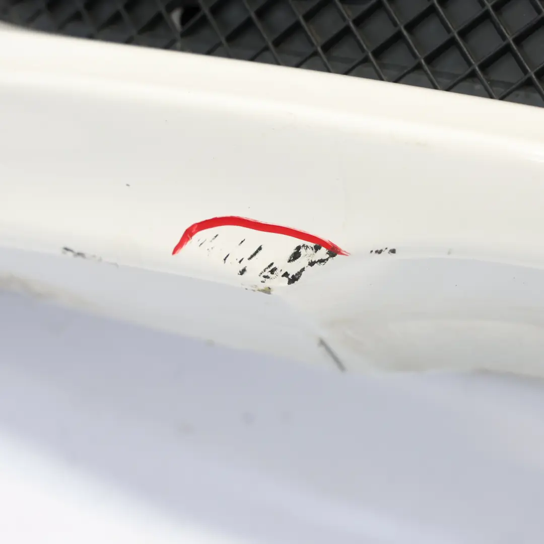 Complete Front Bumper Trim PDC Alpinweiss White 3 - 300 to BMW E81 E87 LCI with Part number 0035909 BMW E81 E87 LCI Complete Front Bumper Trim PDC Alpinweiss White 3 - 300 - SKU 0035909-AW - Part number 0035909