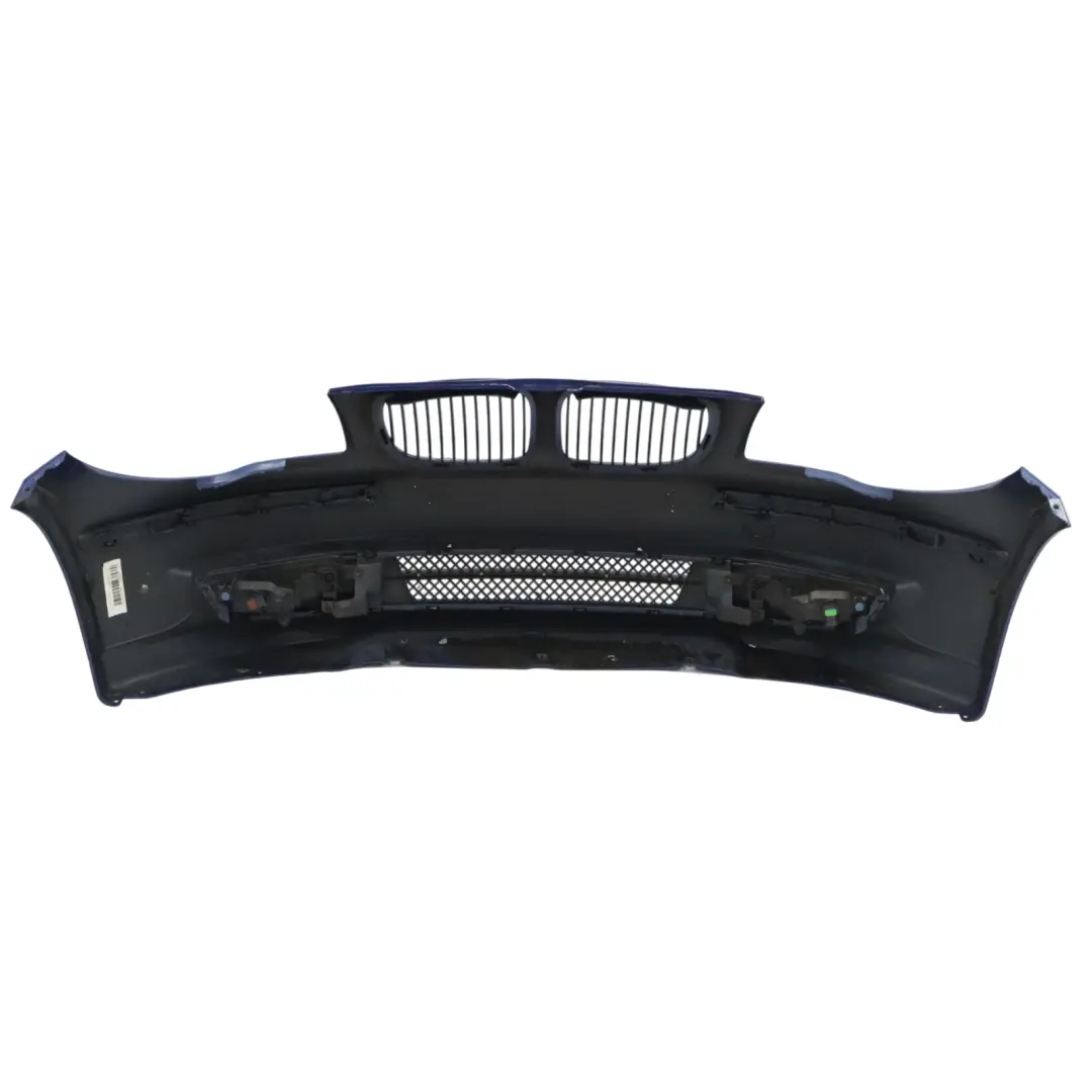 BMW E81 E87 LCI Complete Front Bumper Trim PDC Montegoblau Montego Blue - A51 - SKU 0035909-MTB1 - Part number 0035909
