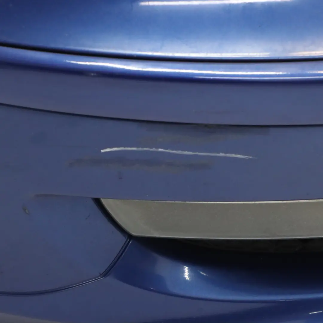 BMW E81 E87 LCI Complete Front Bumper Trim PDC Montegoblau Montego Blue - A51 - SKU 0035909-MTB1 - Part number 0035909