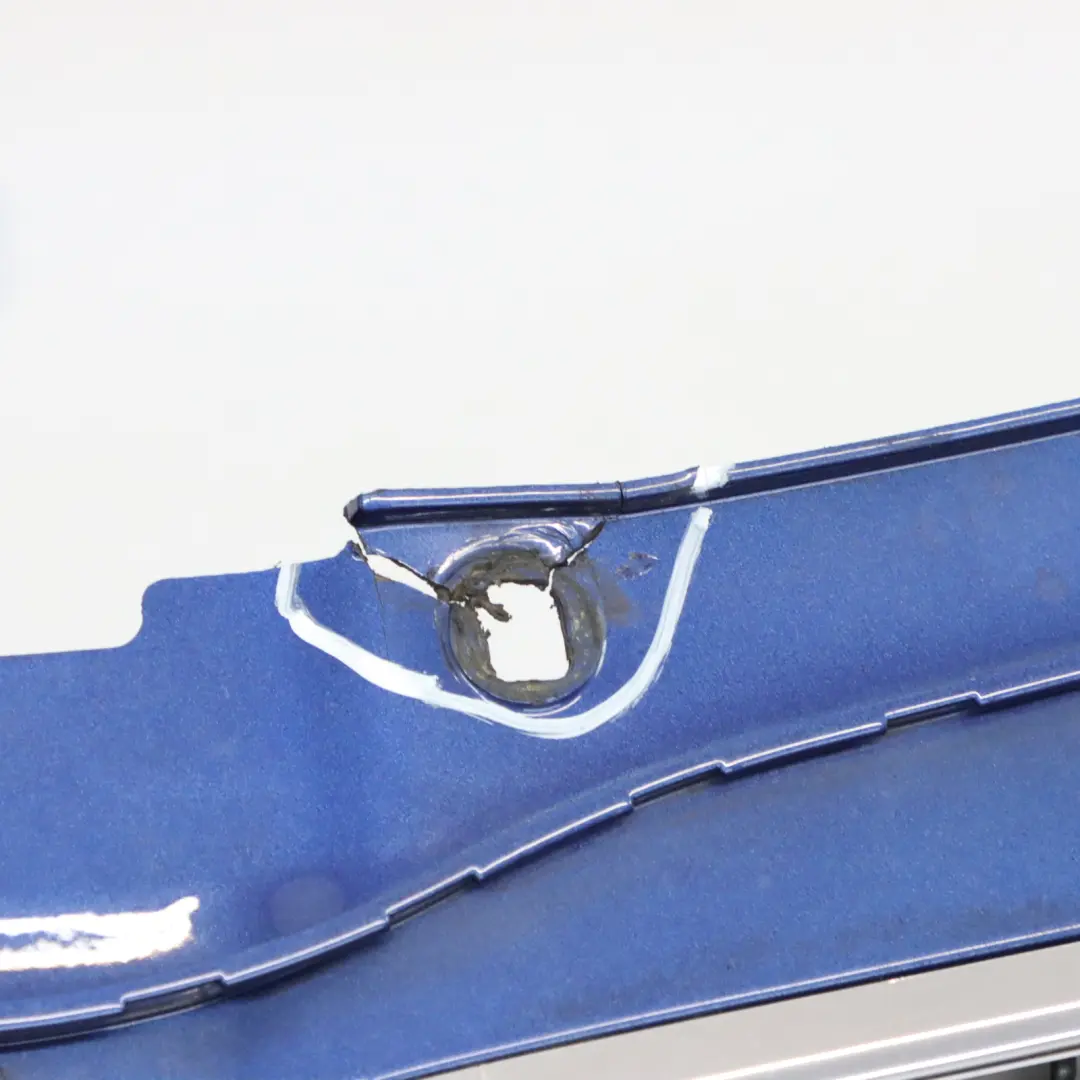 BMW E81 E87 LCI Complete Front Bumper Trim PDC Montegoblau Montego Blue - A51 - SKU 0035909-MTB1 - Part number 0035909