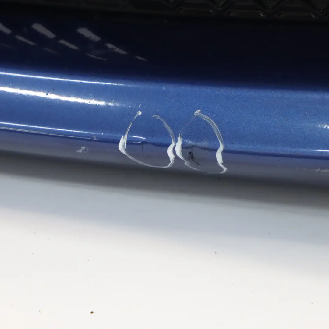 BMW E81 E87 LCI Complete Front Bumper Trim PDC Montegoblau Montego Blue - A51 - SKU 0035909-MTB1 - Part number 0035909