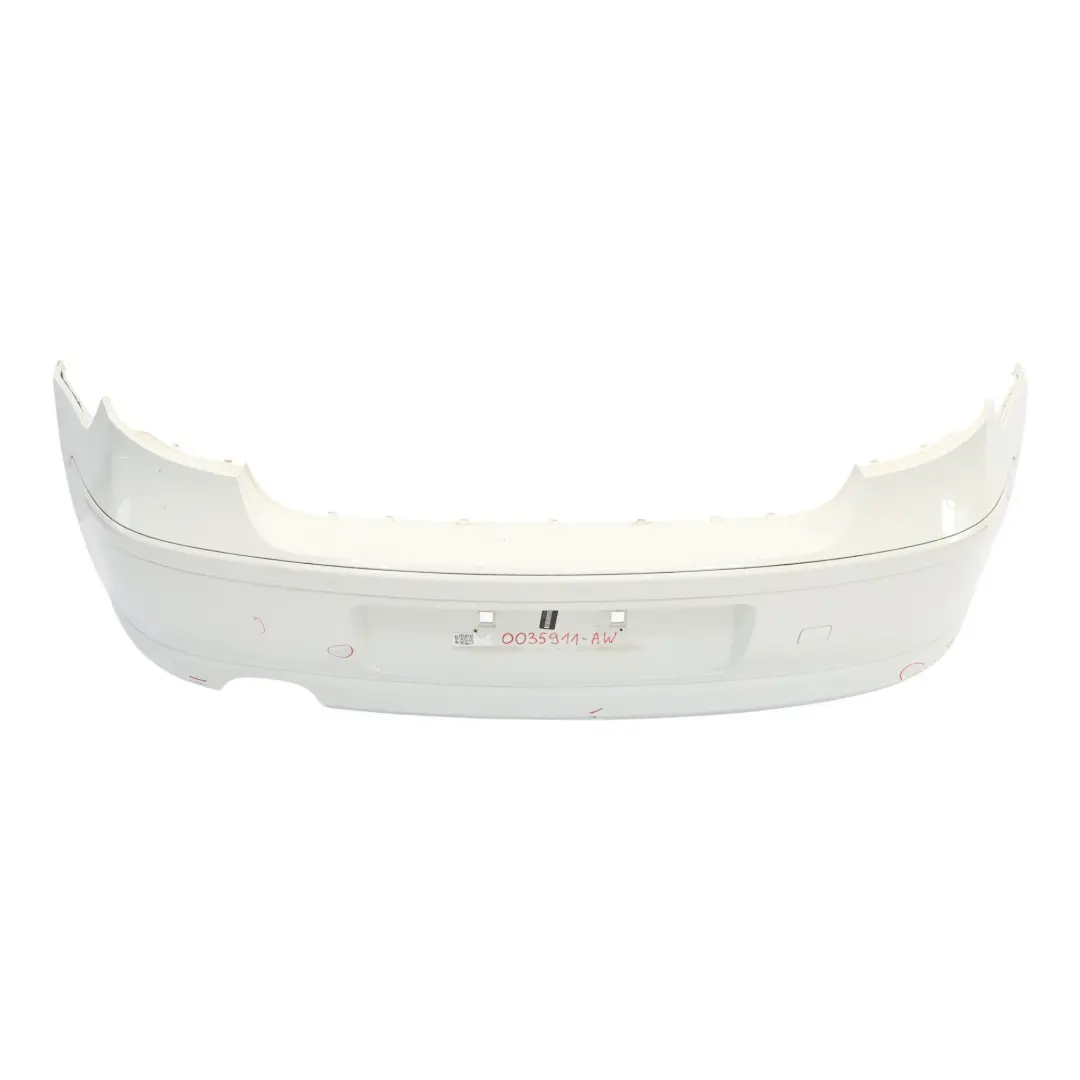 BMW E81 E87 LCI Zderzak Tylny Osłona Panel Tylny Alpinweiss 3 Biały - 300 - SKU 0035911-AW - Numer Części 0035911