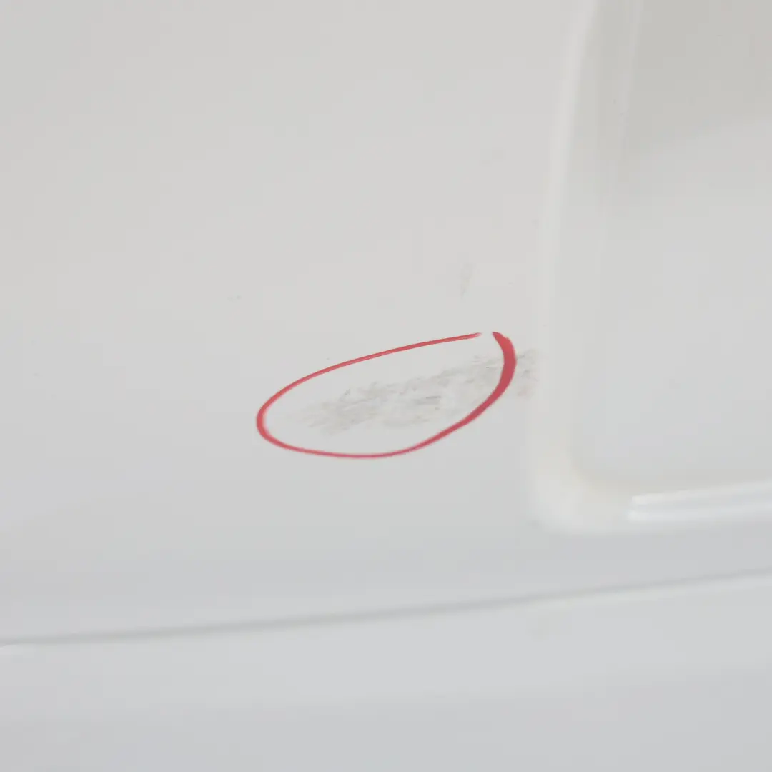 BMW E81 E87 LCI Rear Bumper Trim Panel Alpinweiss Alpine White - 300 - SKU 0035911-AW - Part number 0035911