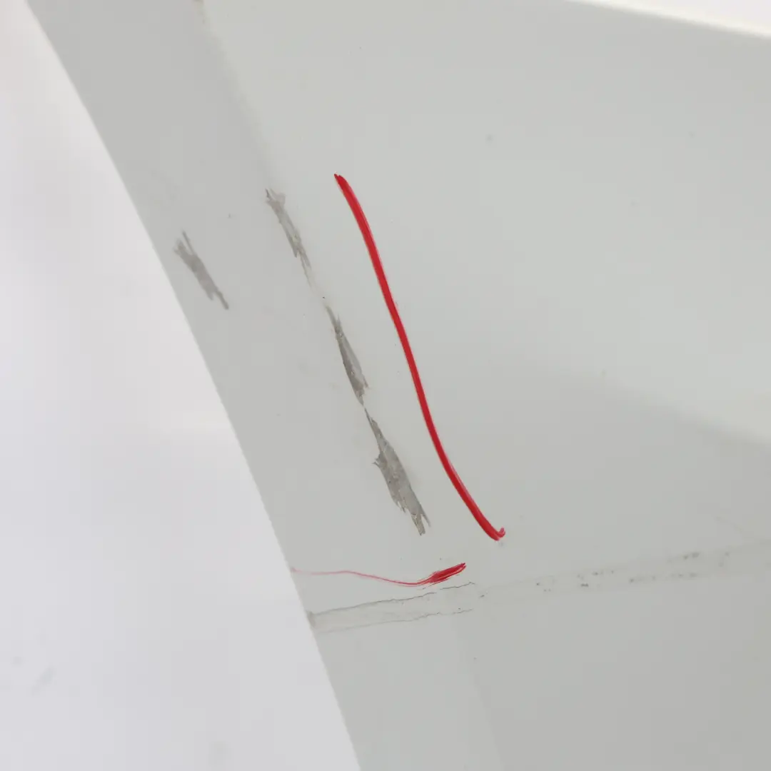 BMW E81 E87 LCI Rear Bumper Trim Panel Alpinweiss Alpine White - 300 - SKU 0035911-AW - Part number 0035911