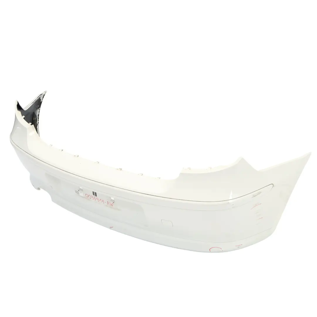 BMW E81 E87 LCI Rear Bumper Trim Panel Alpinweiss Alpine White - 300 - SKU 0035911-AW - Part number 0035911