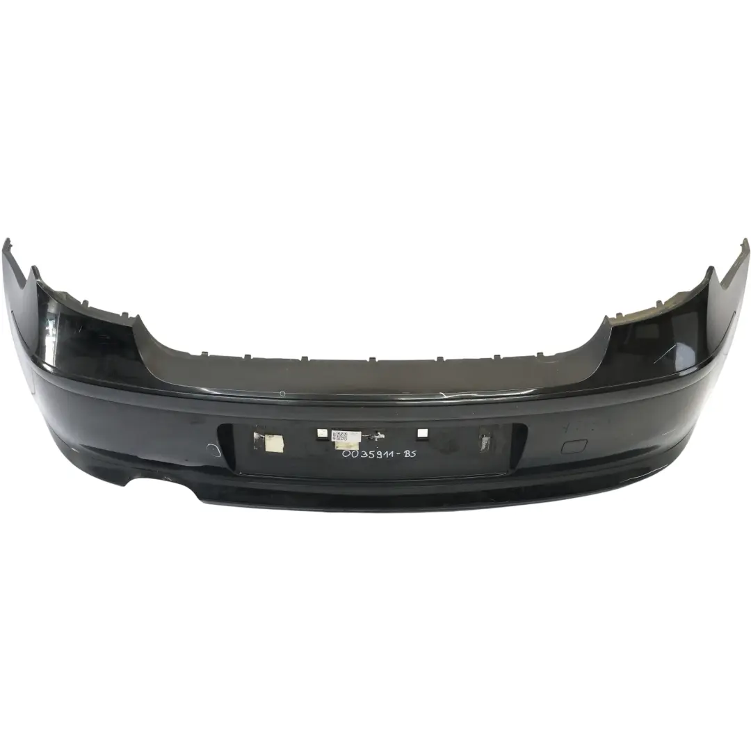 BMW E81 E87 LCI Rear Bumper Trim Panel Black Sapphire Metallic - 475 - SKU 0035911-BS - Part number 0035911