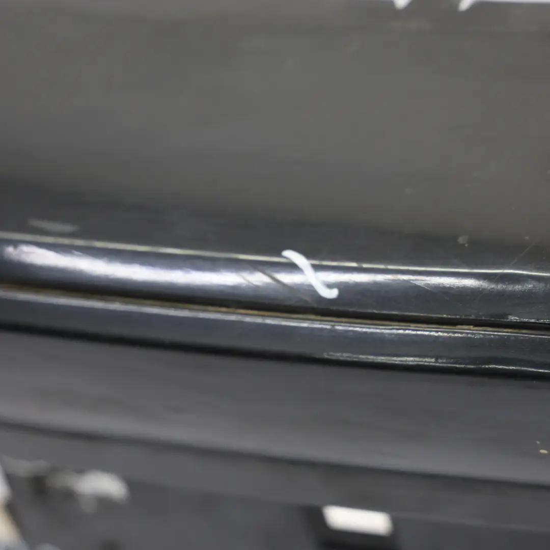 BMW E81 E87 LCI Rear Bumper Trim Panel Black Sapphire Metallic - 475 - SKU 0035911-BS - Part number 0035911