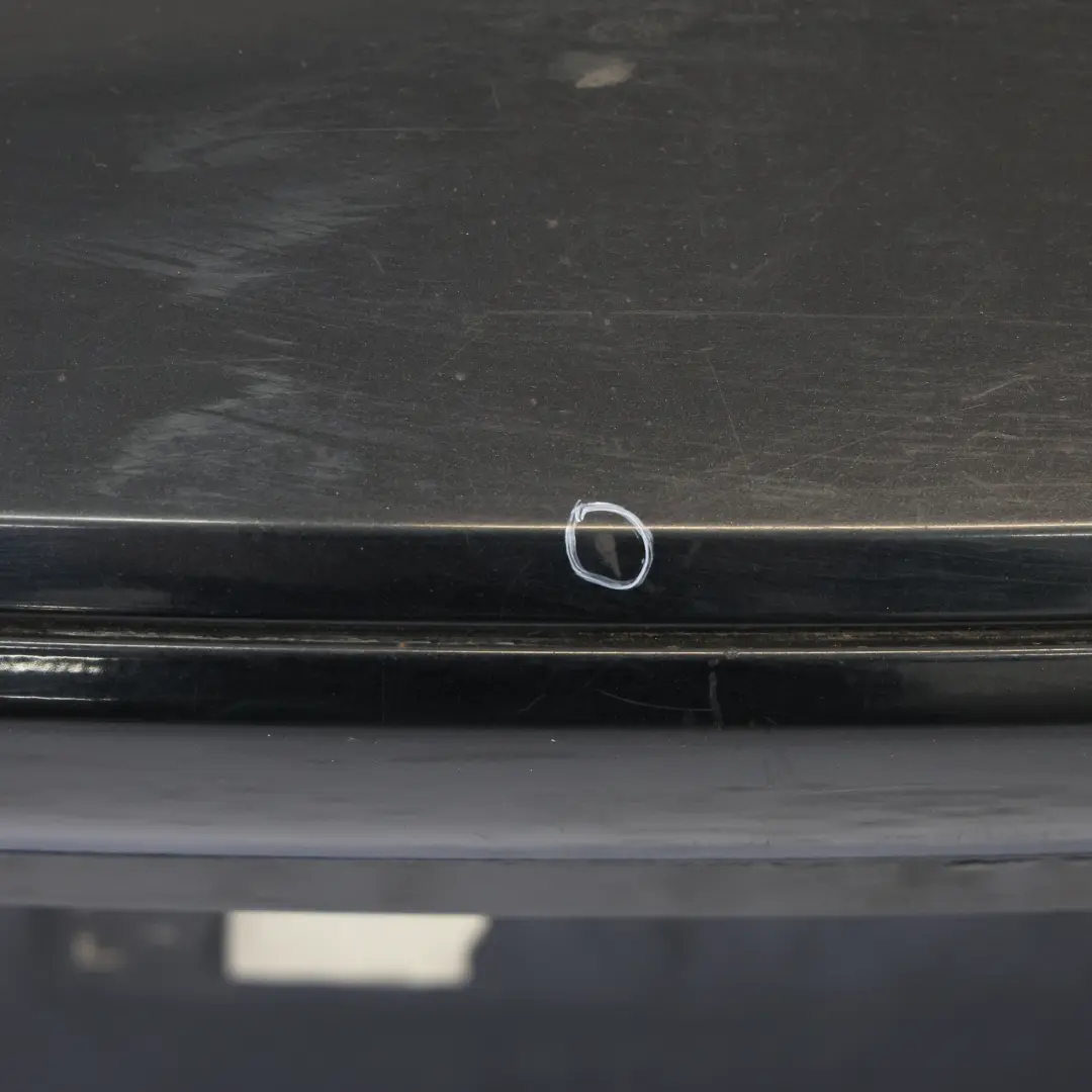 Bumper Trim Panel Black Sapphire Metallic - 475 to BMW E81 E87 LCI Rear with Part number 0035911 BMW E81 E87 LCI Rear Bumper Trim Panel Black Sapphire Metallic - 475 - SKU 0035911-BS - Part number 0035911