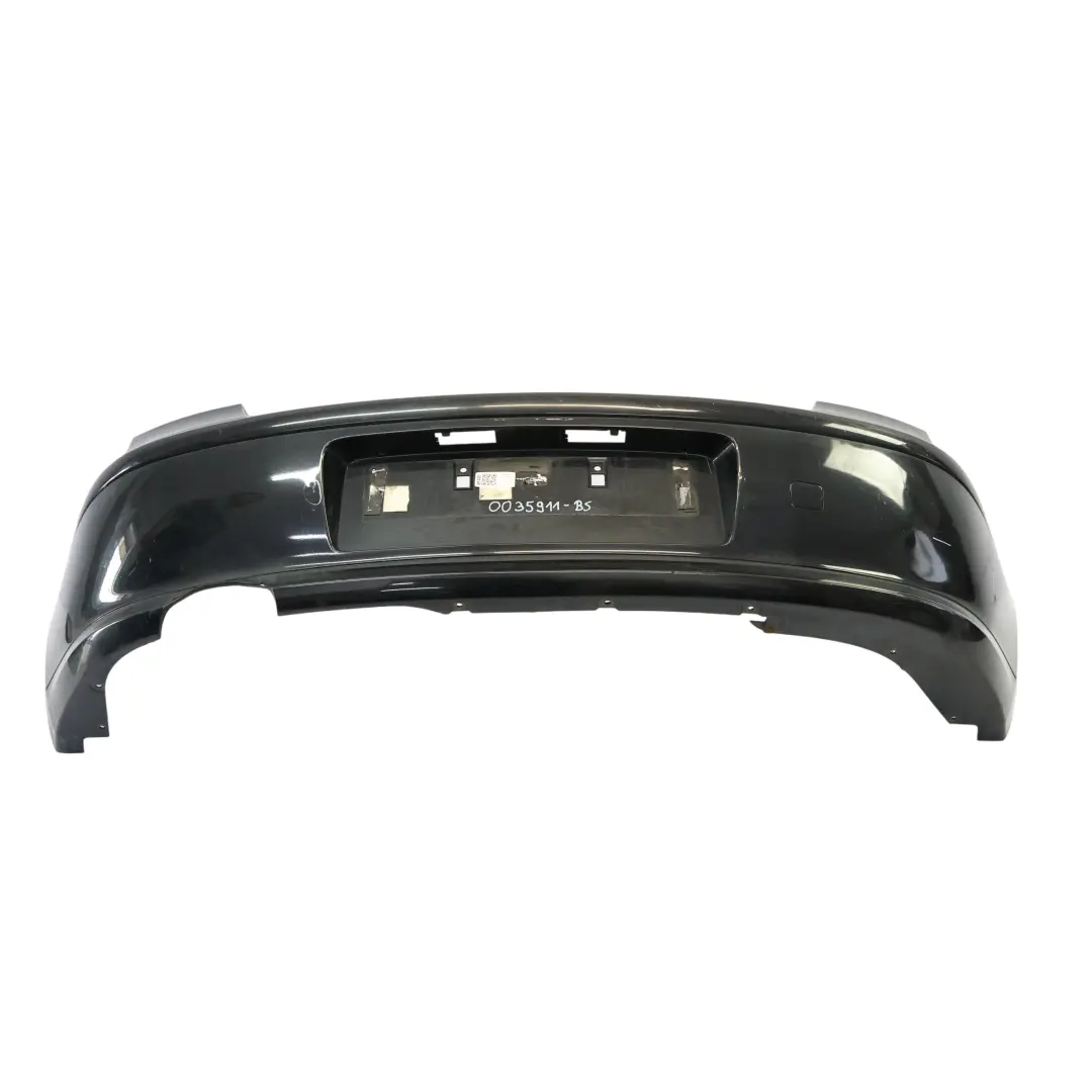 BMW E81 E87 LCI Rear Bumper Trim Panel Black Sapphire Metallic - 475 - SKU 0035911-BS - Part number 0035911