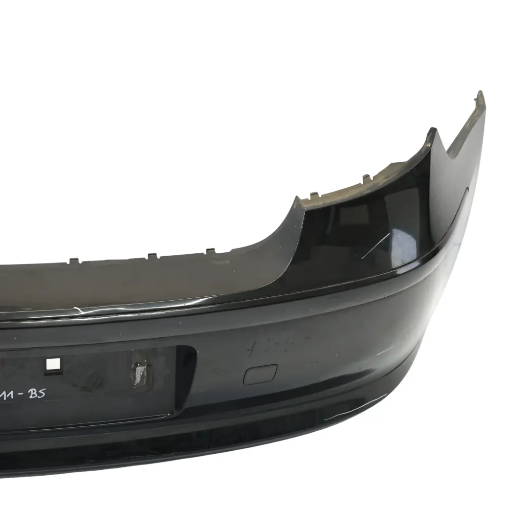 BMW E81 E87 LCI Rear Bumper Trim Panel Black Sapphire Metallic - 475 - SKU 0035911-BS - Part number 0035911