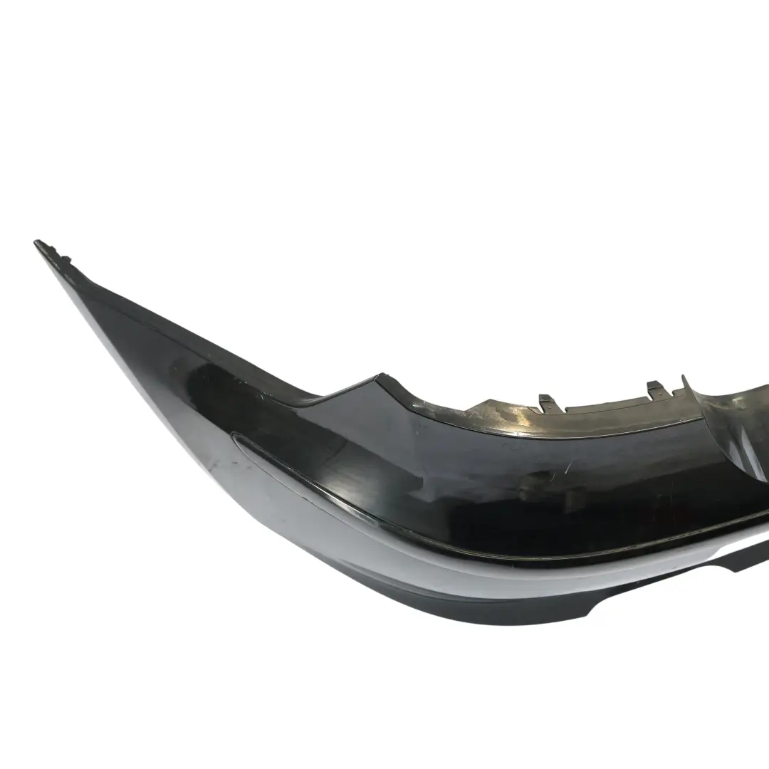 BMW E81 E87 LCI Rear Bumper Trim Panel Black Sapphire Metallic - 475 - SKU 0035911-BS - Part number 0035911