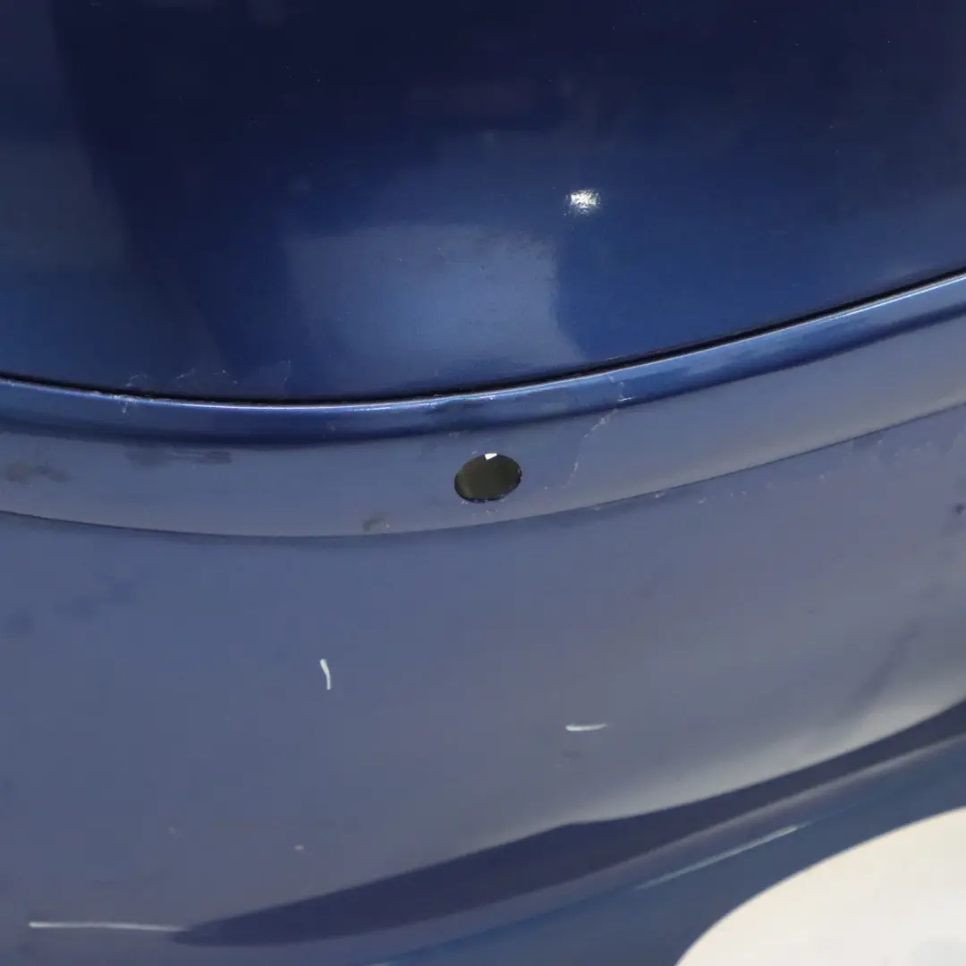 BMW E81 E87 LCI Rear Bumper Trim Panel Montegoblau Blue Metallic - A51 - SKU 0035911-MTB - Part number 0035911