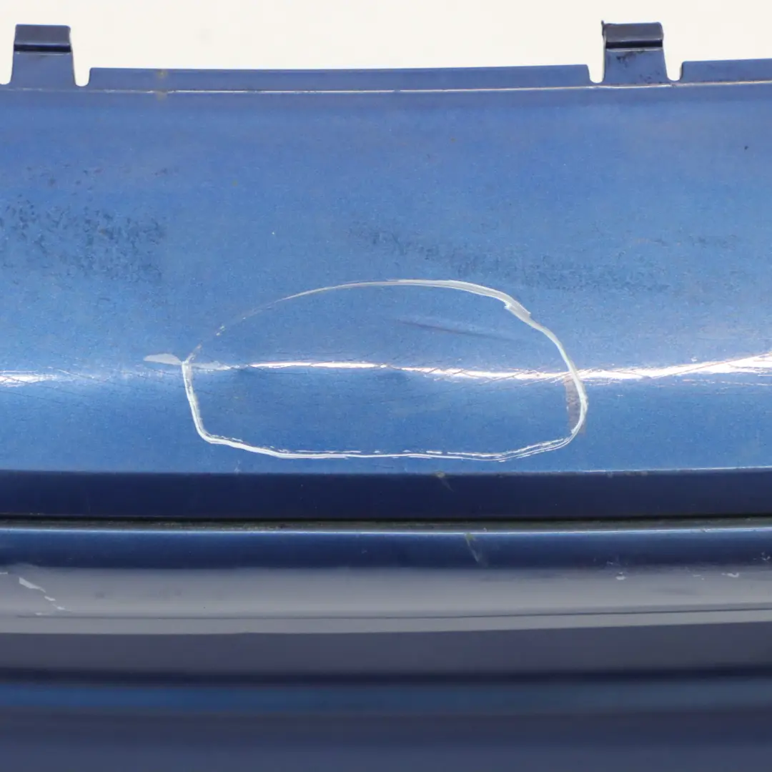 BMW E81 E87 LCI Rear Bumper Trim Panel Montegoblau Blue Metallic - A51 - SKU 0035911-MTB - Part number 0035911