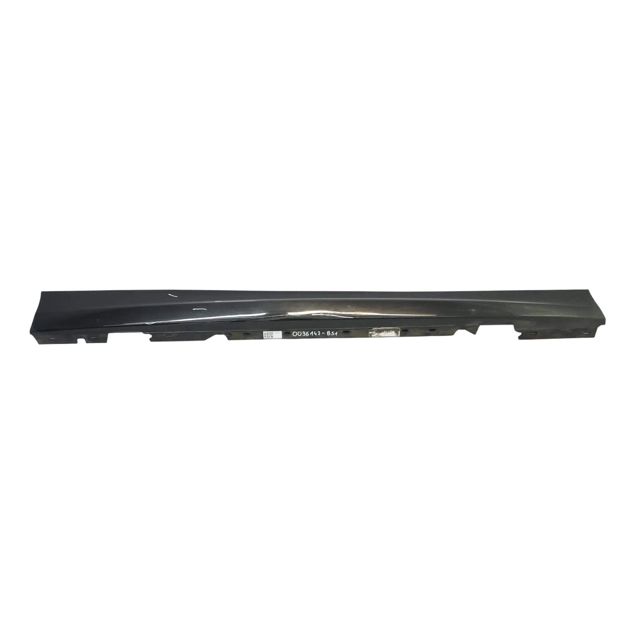BMW E81 E82 E88 Sill Strip Side Skirt Right O/S Black Sapphire Metallic - 475