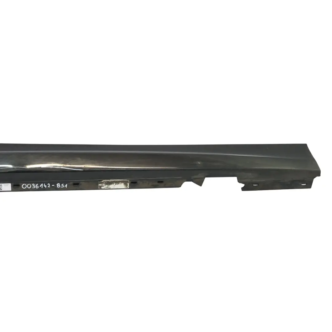 BMW E81 E82 E88 Próg Prawy Black Sapphire Czarny Metalik - 475 - SKU 0036142-BS1 - Numer Części 51770036142