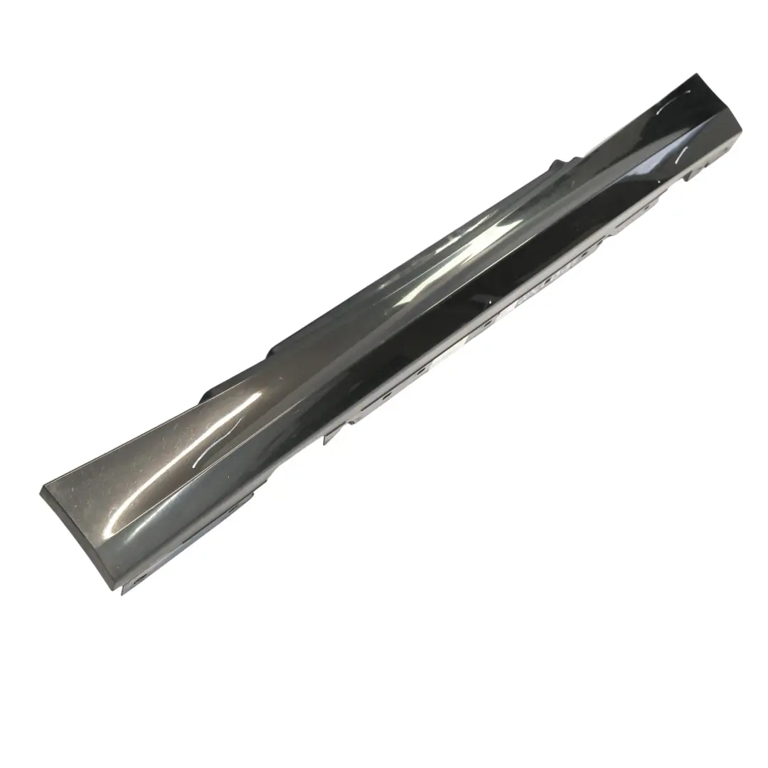 BMW E81 E82 E88 Sill Strip Side Skirt Left N/S Black Sapphire Metallic - 475 - SKU 0036143-BS - Part number 0036143