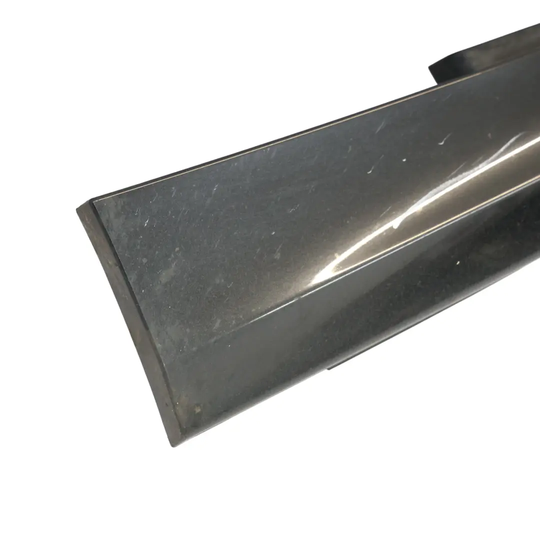 BMW E81 E82 E88 Sill Strip Side Skirt Left N/S Black Sapphire Metallic - 475 - SKU 0036143-BS - Part number 0036143