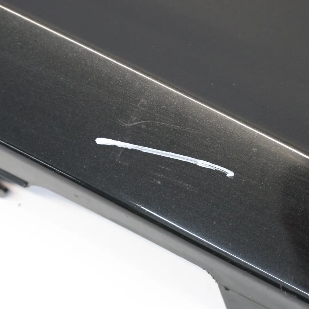 BMW E81 E82 E88 Sill Strip Faldon Lateral Izquierdo Negro Zafiro Metalico - 475 - SKU 0036143-BS - Número de pieza 0036143