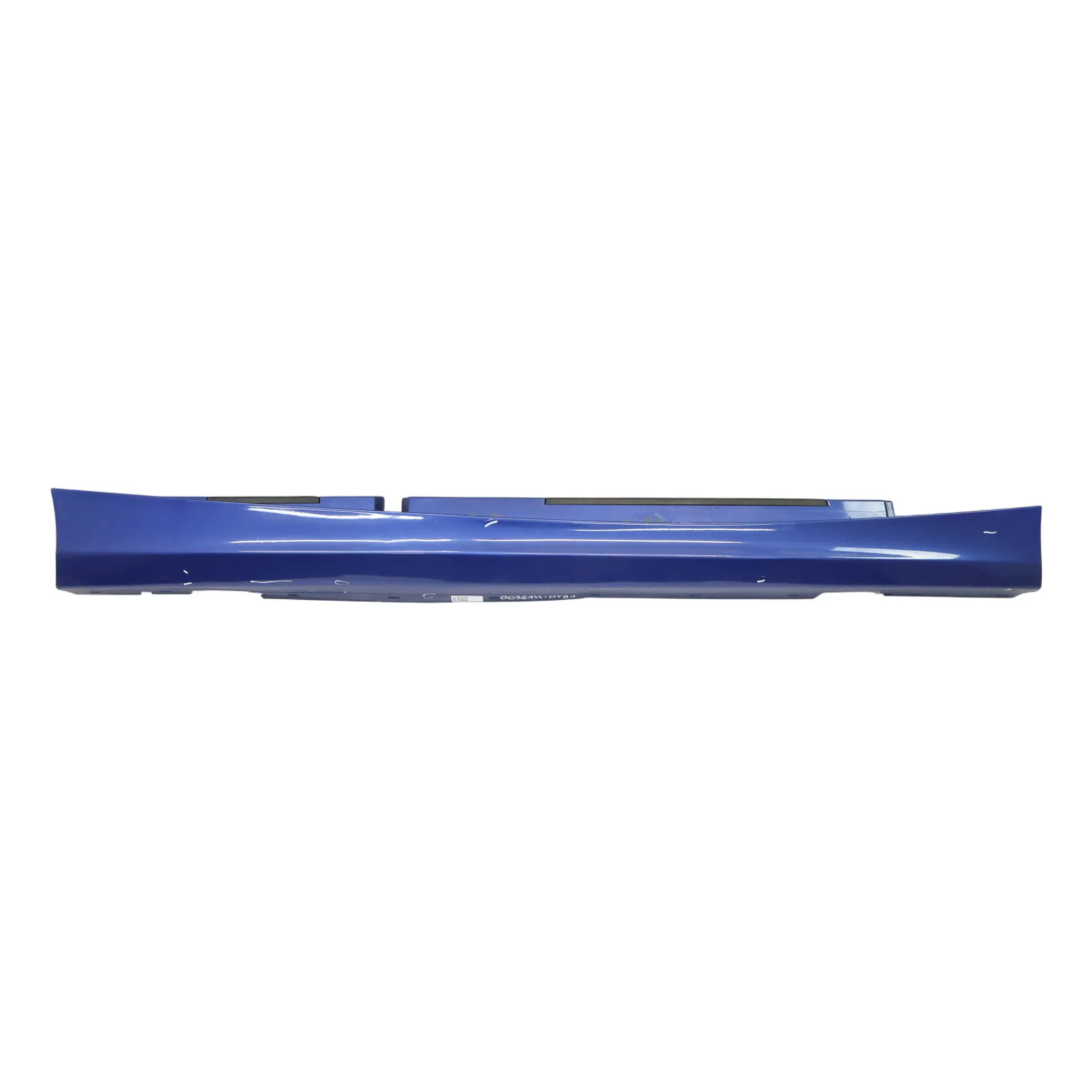 BMW E87 LCI Side Skirt Sill Strip Right O/S Montegoblau Blue Metallic - A51