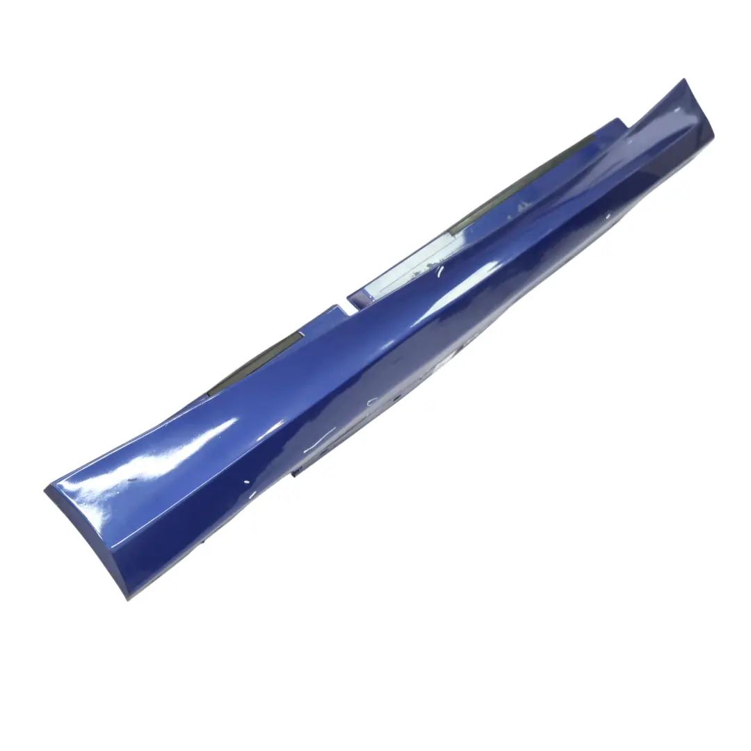 Side Skirt Sill Strip Right O/S Montegoblau Blue Metallic - A51 to BMW E87 LCI with Part number 0036144 BMW E87 LCI Side Skirt Sill Strip Right O/S Montegoblau Blue Metallic - A51 - SKU 0036144-MTB1 - Part number 0036144