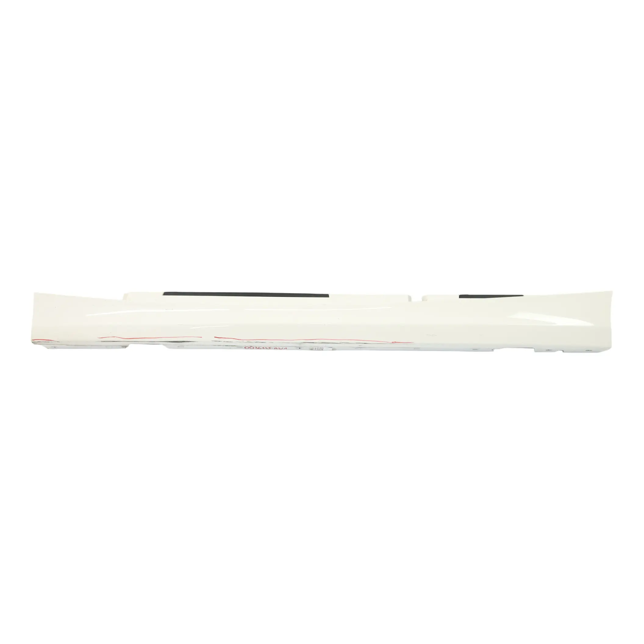 BMW E87 Sill Strip Faldon Lateral Izquierdo Alpinweiss III Blanco - 300