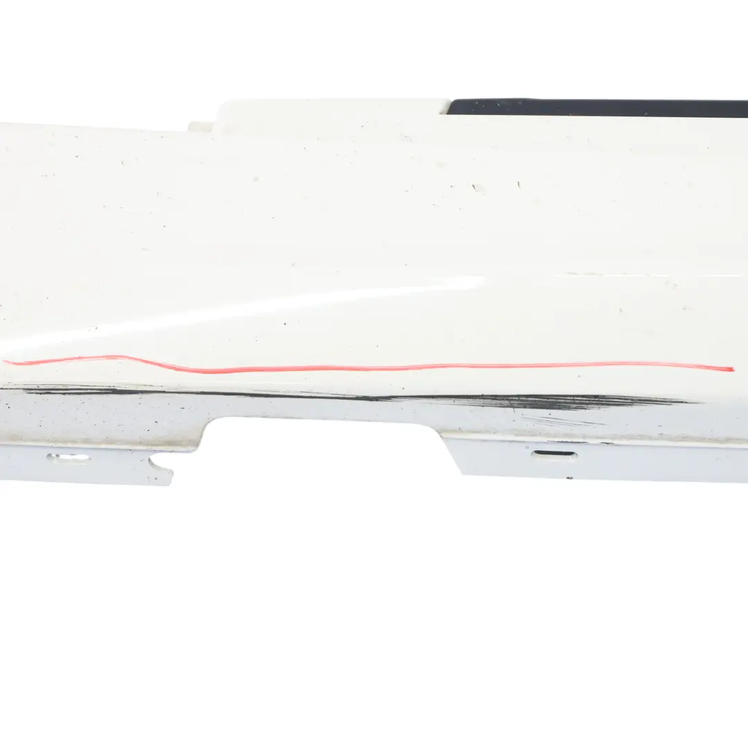 BMW E87 LCI Sill Strip Side Skirt Cover Left N/S Alpinweiss III White - 300 - SKU 0036145-AW1 - Part number 0036145