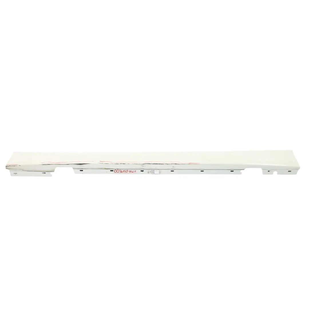 BMW E87 LCI Sill Strip Side Skirt Cover Left N/S Alpinweiss III White - 300 - SKU 0036145-AW1 - Part number 0036145