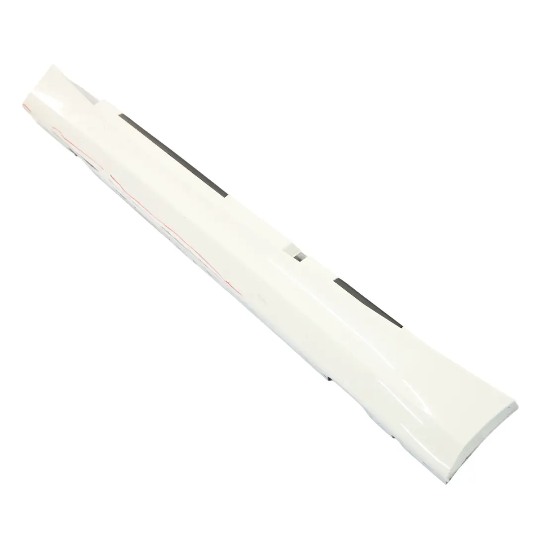 BMW E87 LCI Sill Strip Side Skirt Cover Left N/S Alpinweiss III White - 300 - SKU 0036145-AW1 - Part number 0036145