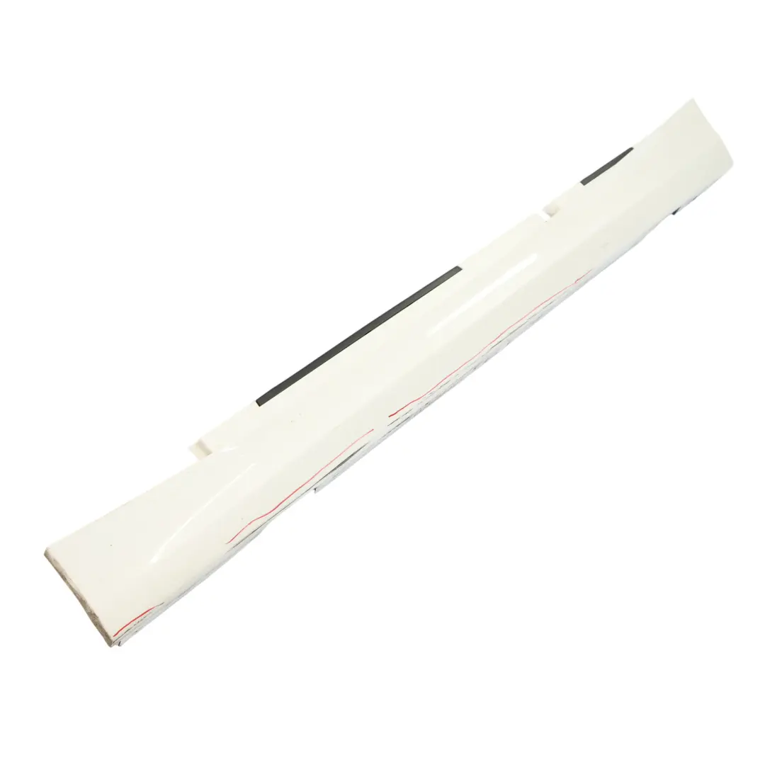 BMW E87 LCI Bas de Porte Couverture Seuil Gauche Alpinweiss Blanc - 300 - SKU 0036145-AW1 - Numéro de pièce 0036145