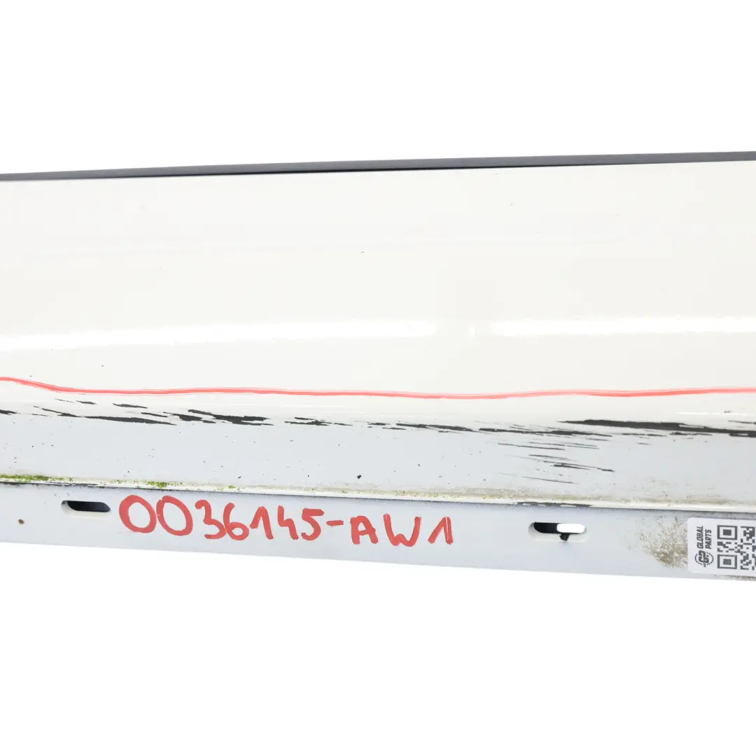 BMW E87 LCI Bas de Porte Couverture Seuil Gauche Alpinweiss Blanc - 300 - SKU 0036145-AW1 - Numéro de pièce 0036145