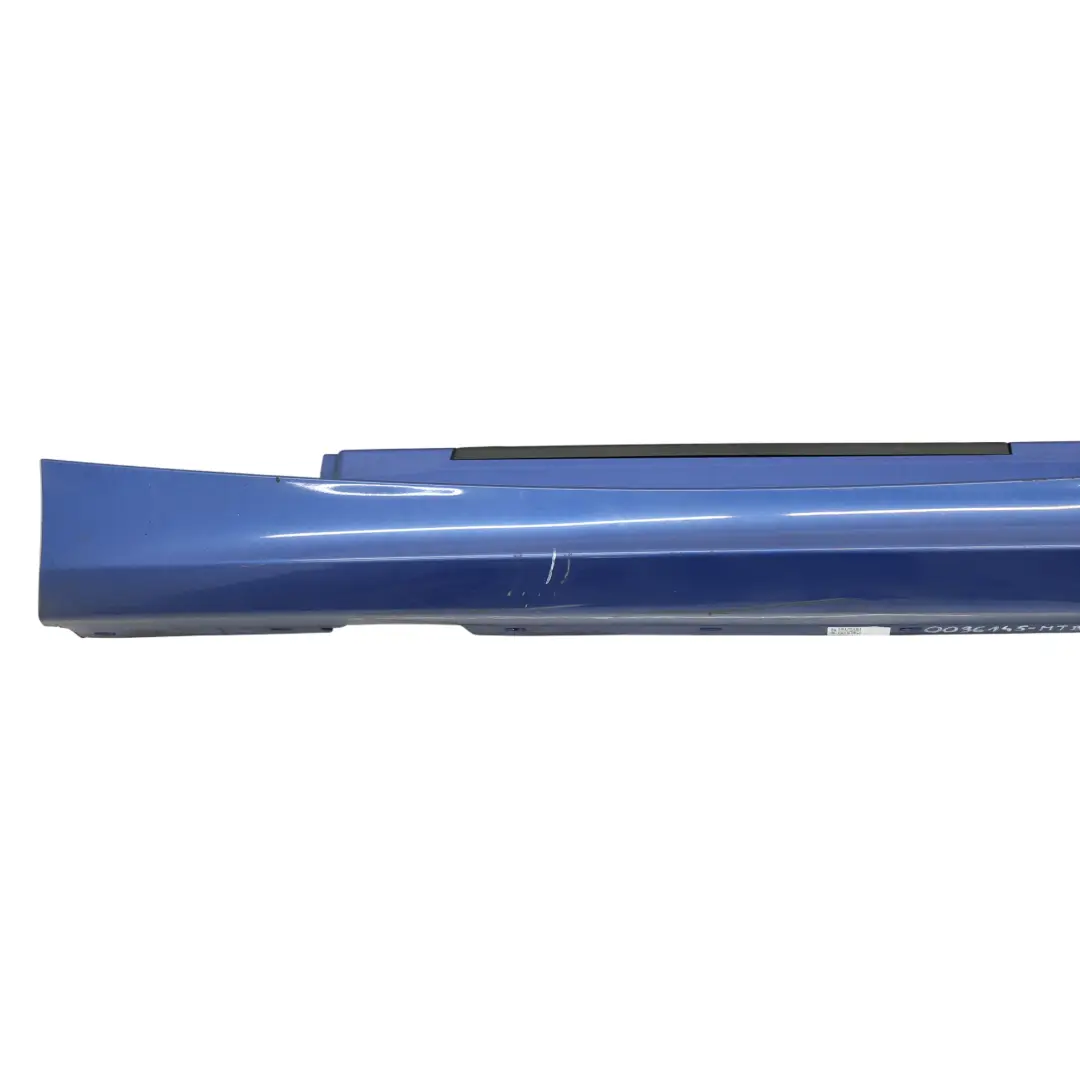 BMW E87 LCI Sill Strip Side Skirt Left N/S Montegoblau Blue Blau Metallic - A51 - SKU 0036145-MTB - Part number 0036145