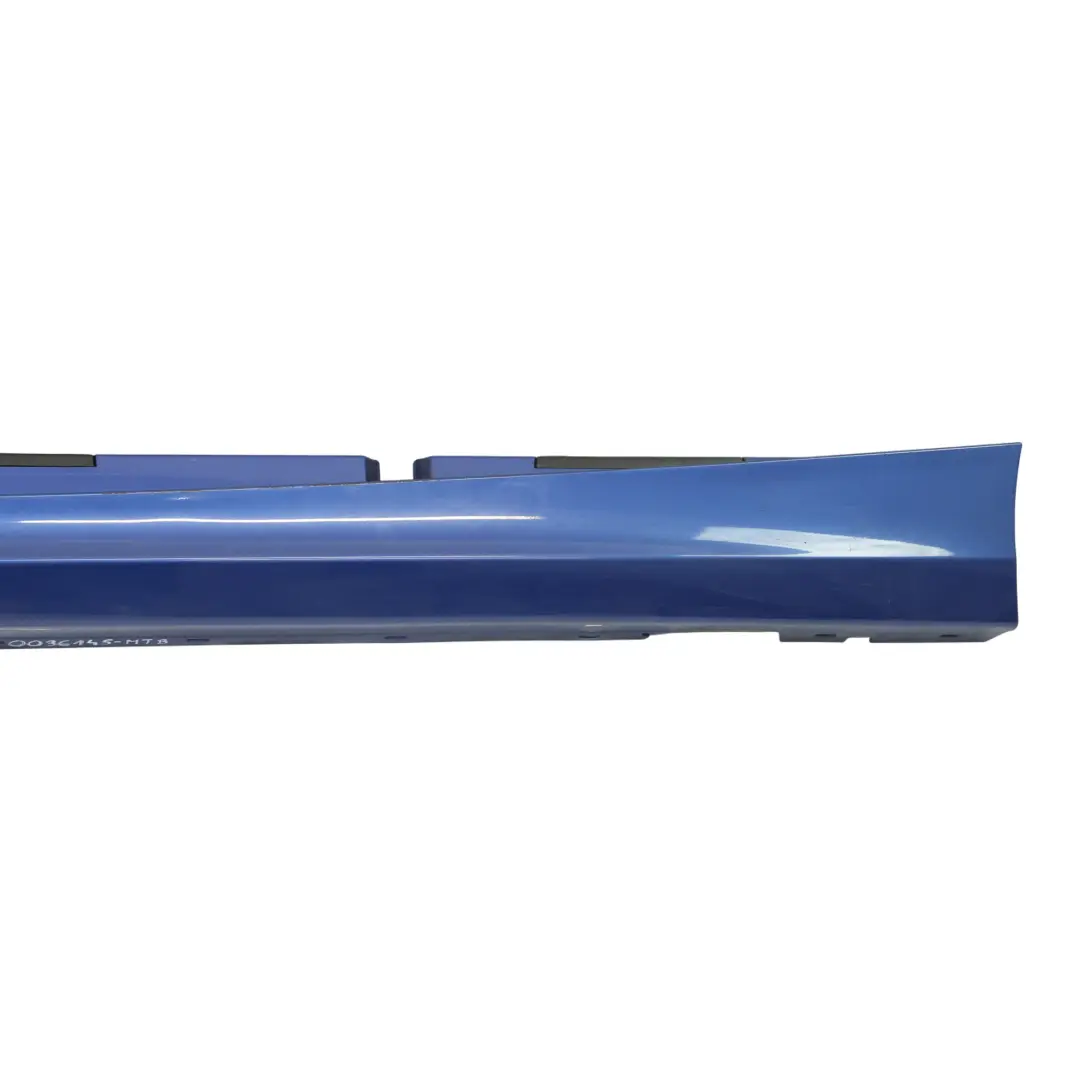 BMW E87 LCI Sill Strip Side Skirt Left N/S Montegoblau Blue Blau Metallic - A51 - SKU 0036145-MTB - Part number 0036145
