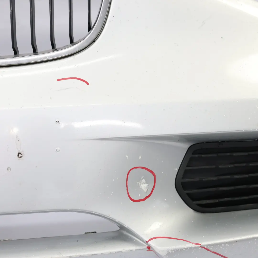 BMW F20 F21 Bumper Front Trim Panel Covering Glacier Silver Metallic - A83 - SKU 0038868-GSB2 - Part number 0038868