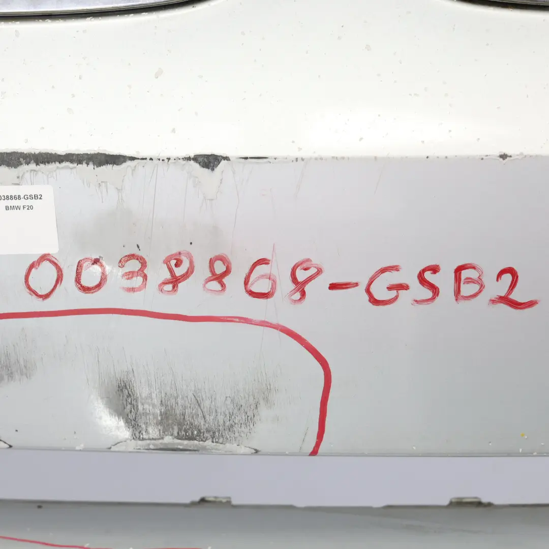 BMW F20 F21 Bumper Front Trim Panel Covering Glacier Silver Metallic - A83 - SKU 0038868-GSB2 - Part number 0038868