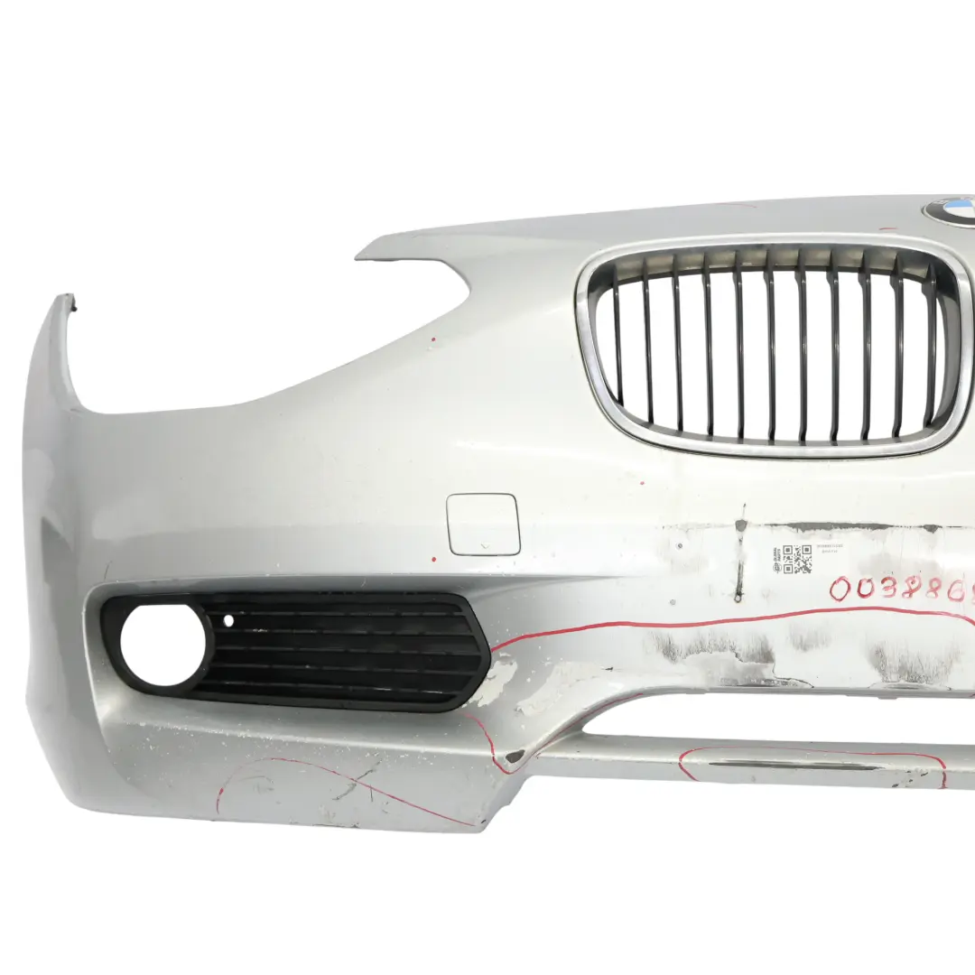 Bumper Front Trim Panel Covering Glacier Silver Metallic - A83 to BMW F20 F21 with Part number 0038868 BMW F20 F21 Bumper Front Trim Panel Covering Glacier Silver Metallic - A83 - SKU 0038868-GSB2 - Part number 0038868