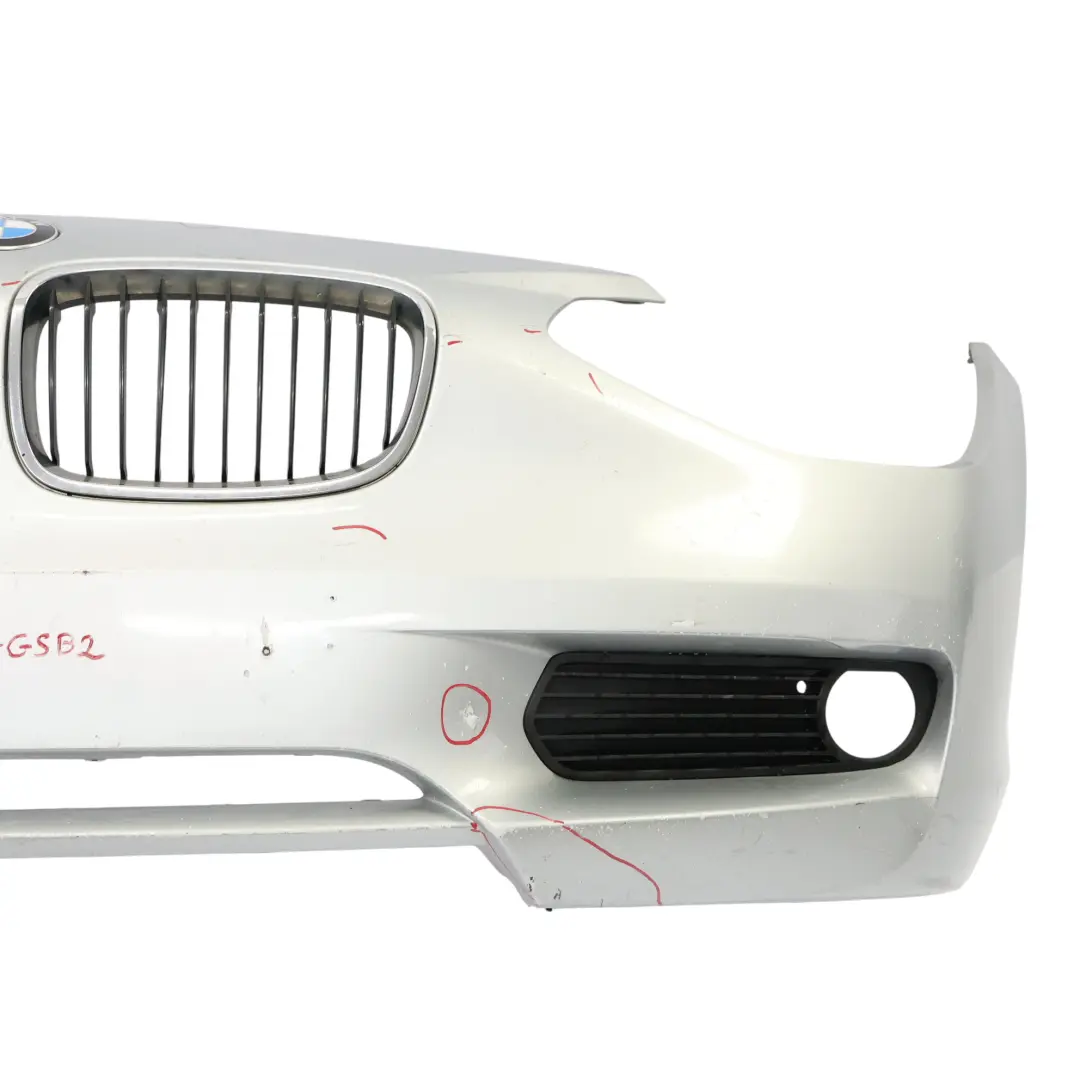 Bumper Front Trim Panel Covering Glacier Silver Metallic - A83 to BMW F20 F21 with Part number 0038868 BMW F20 F21 Bumper Front Trim Panel Covering Glacier Silver Metallic - A83 - SKU 0038868-GSB2 - Part number 0038868