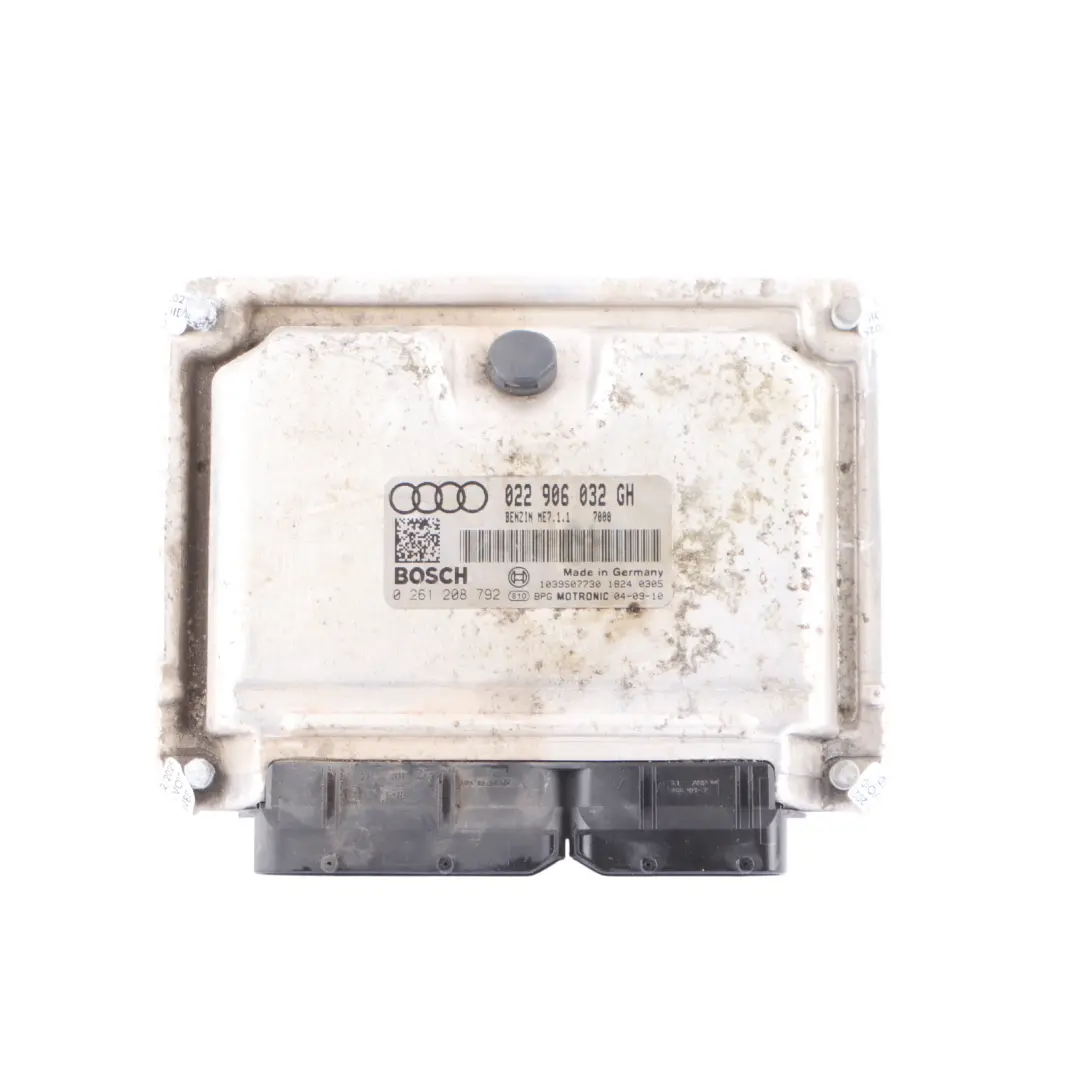 Audi A3 8P 3.2 FSI BMJ Quattro 250HP Engine ECU Kit Key Lock Manual - SKU 022906032GH - Part number 022906032GH