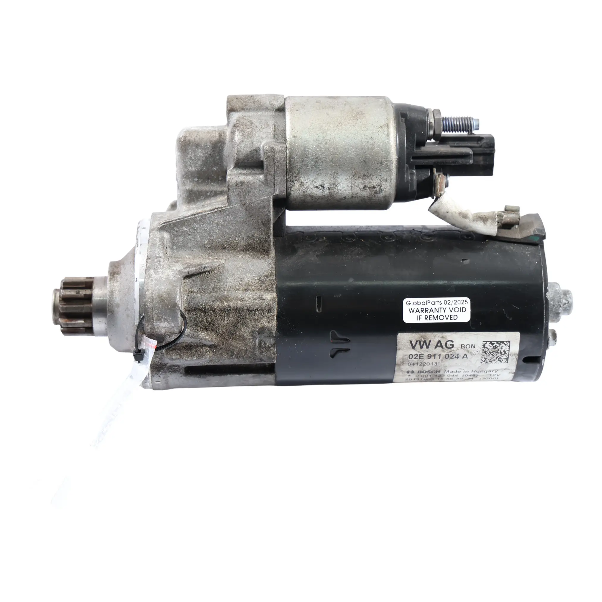 Audi A3 8V 2.0 TDI Engine Starter Motor Bosch 02E911024A